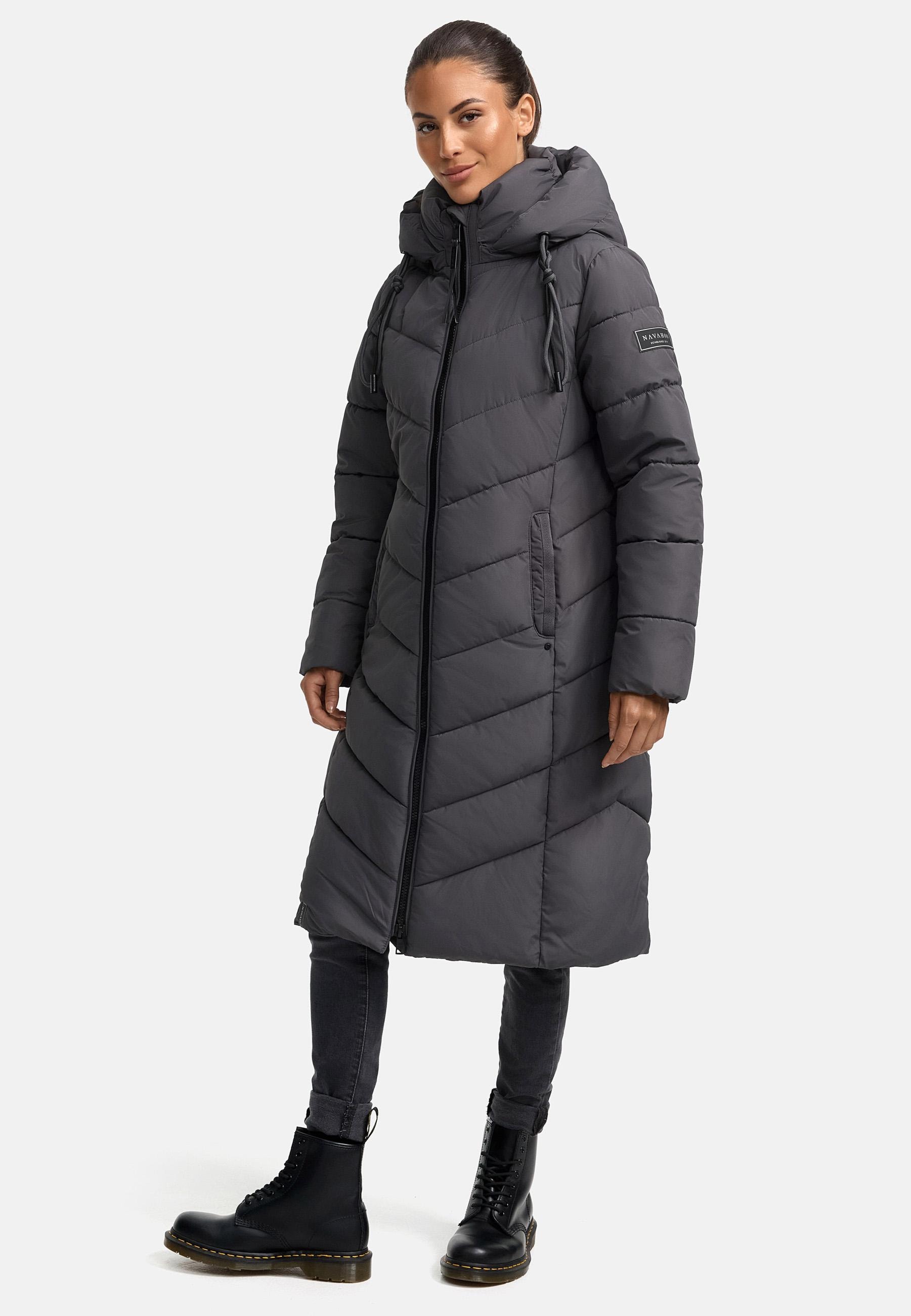 Navahoo Steppmantel »Sahnekatzii XIV«, Schicker Wintermantel mit kuschlig warm wattiertem Kragen