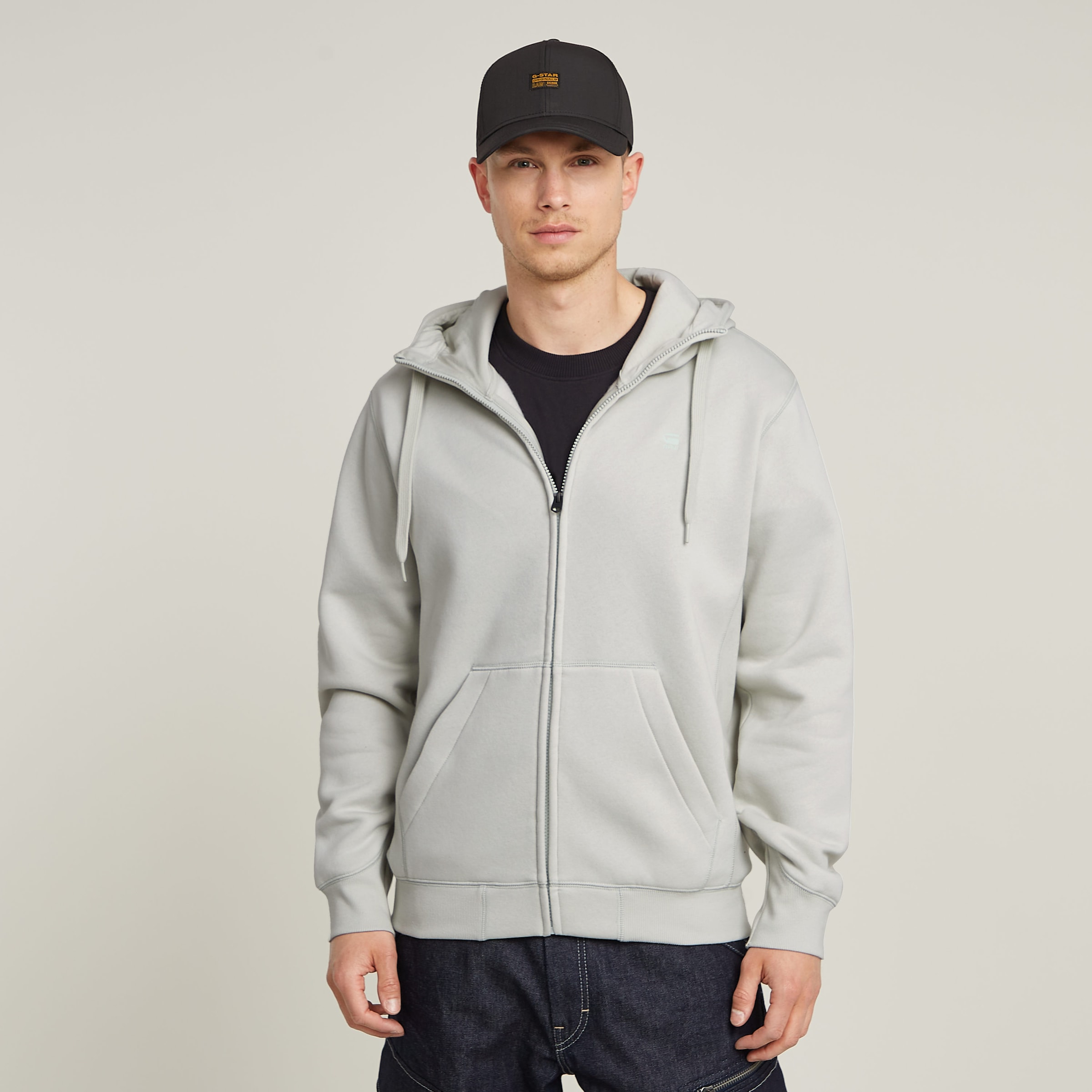 G-STAR Kapuzensweatjacke »Premium Basic Hooded Zip Sweater«