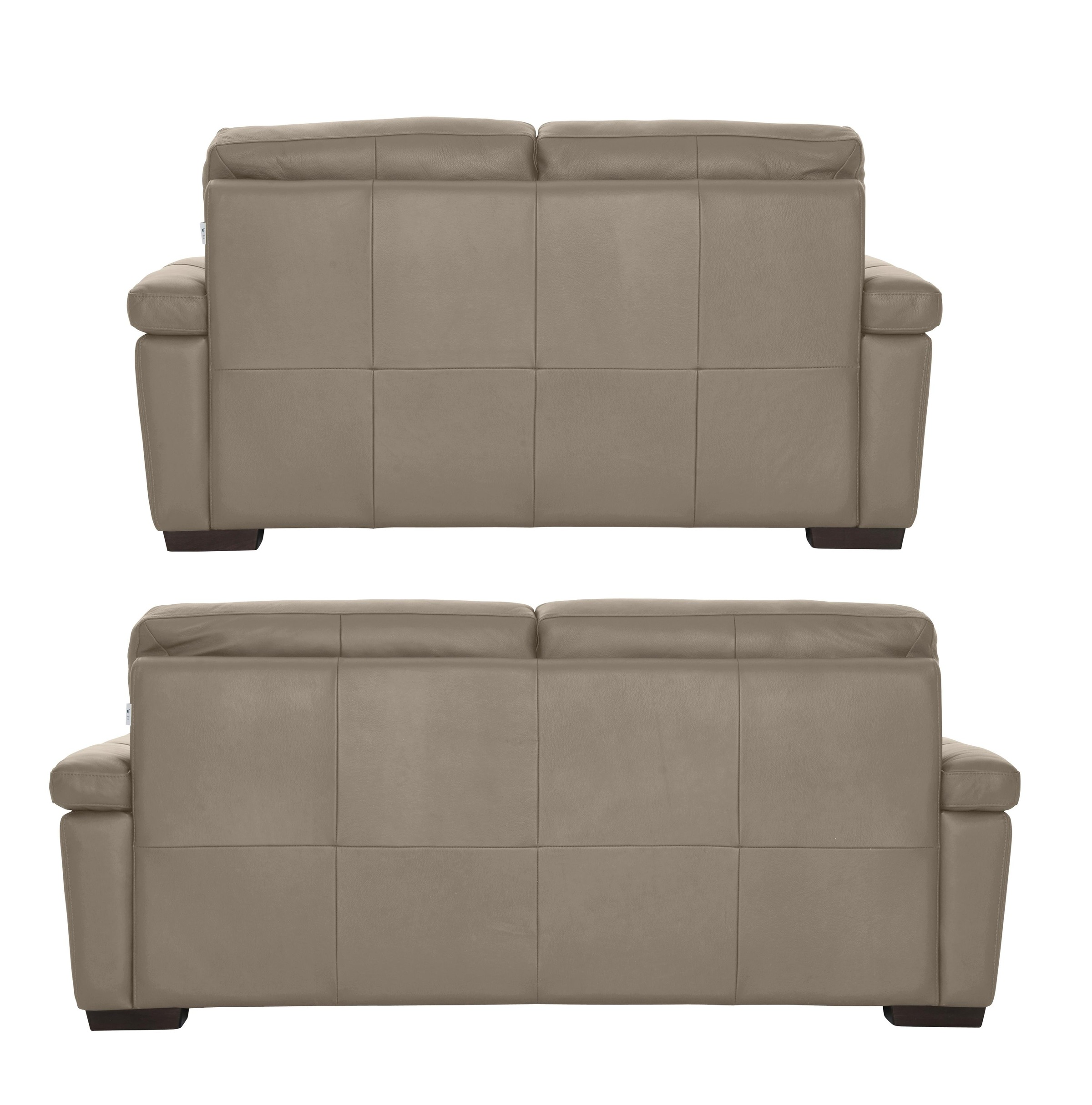 Thumbnail - CALIA ITALIA Polstergarnitur "Gaia, hochwertige Garnitur aus 2-Sitzer und 3-Sitzer, edles Design" Set, 2 Stk. tlg. Leder...