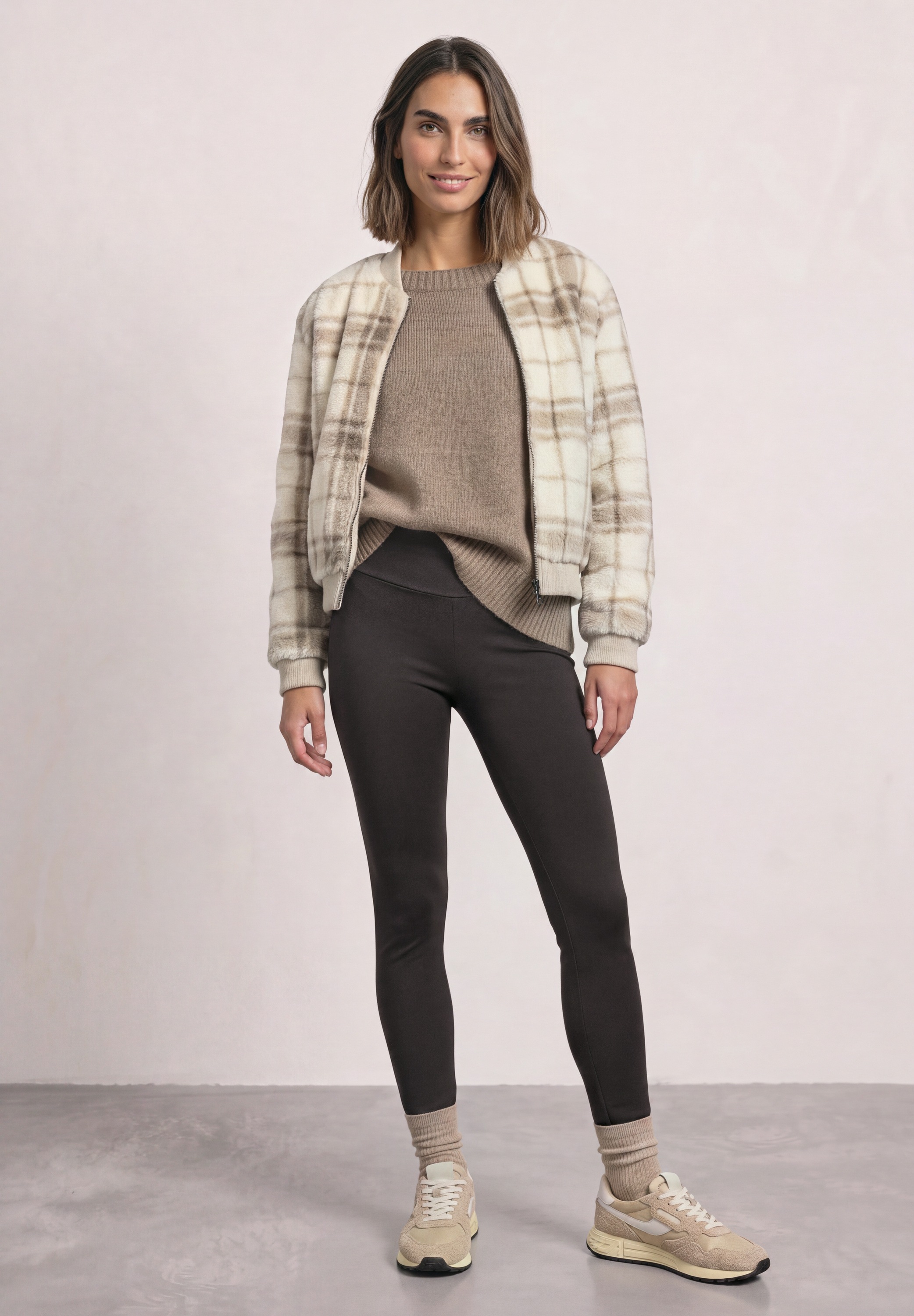 STREET ONE Leggings  softer Materialmix