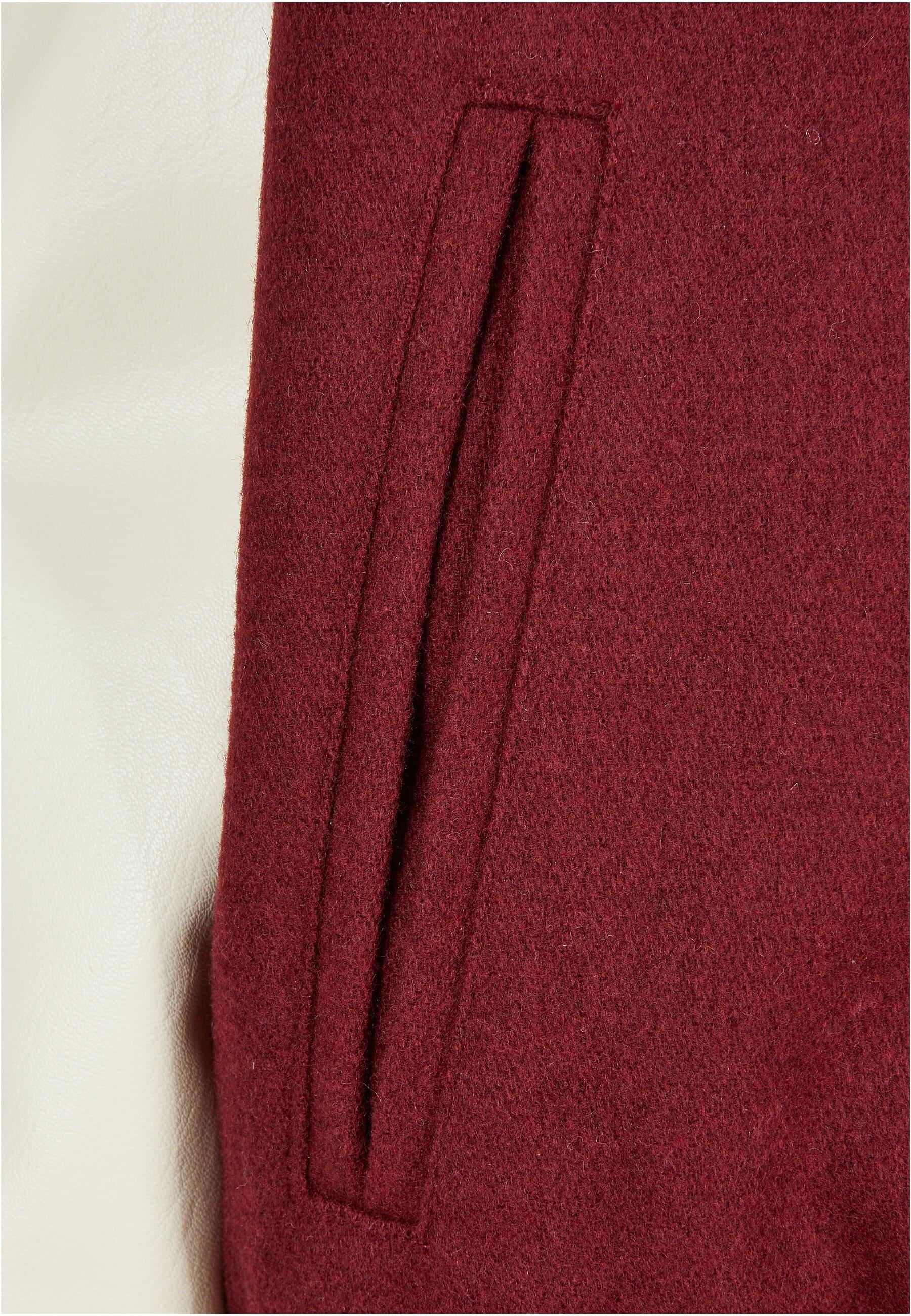 Fubu Collegejacke »Fubu Damen FW224-006-1 City 05 Varsity Jacket bordeaux/offwhite« 1 Stk. tlg. ohne Kapuze