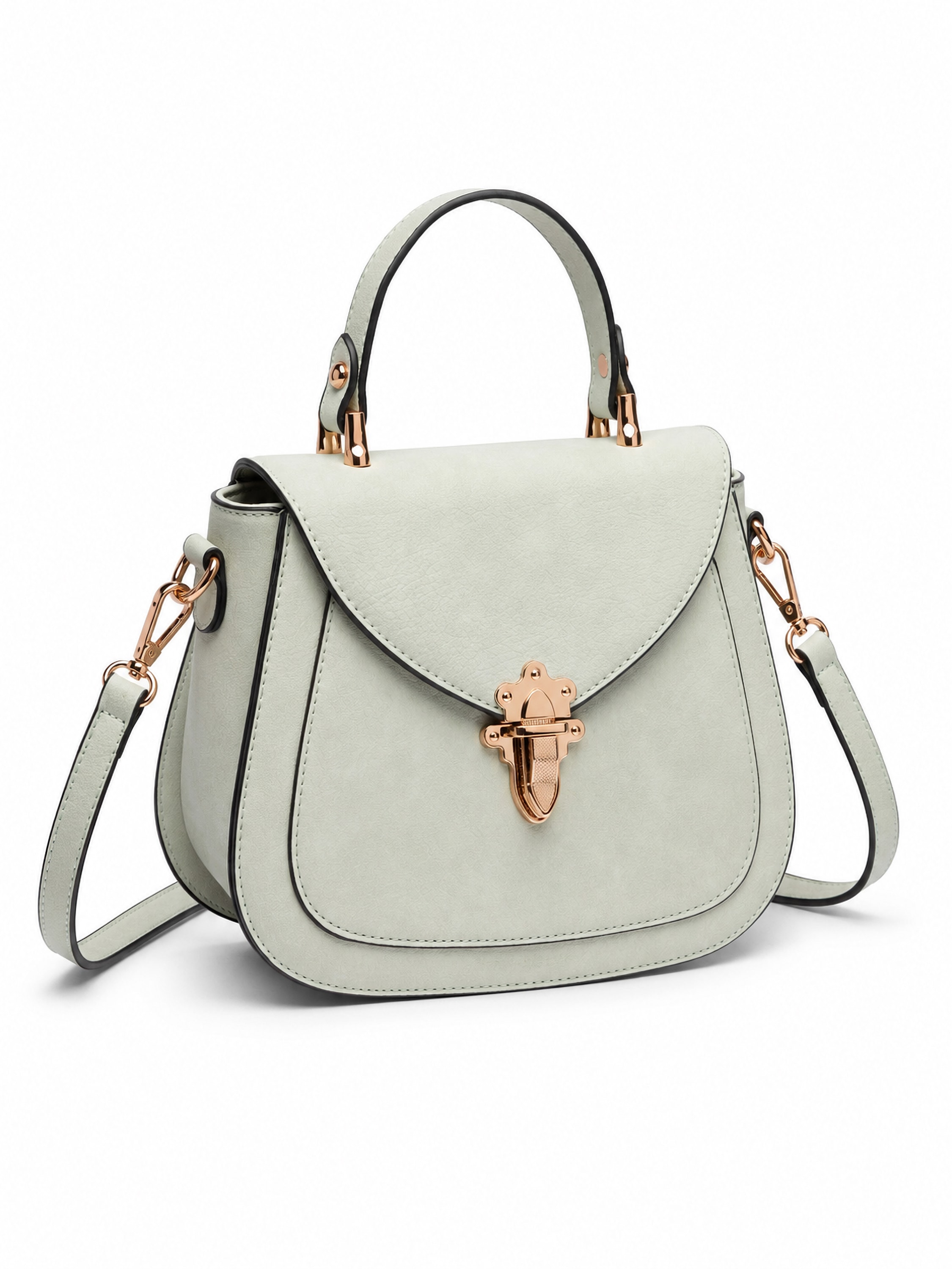 COLLEZIONE ALESSANDRO Umhängetasche "Alessa" mit aufgesetztem Steckfach