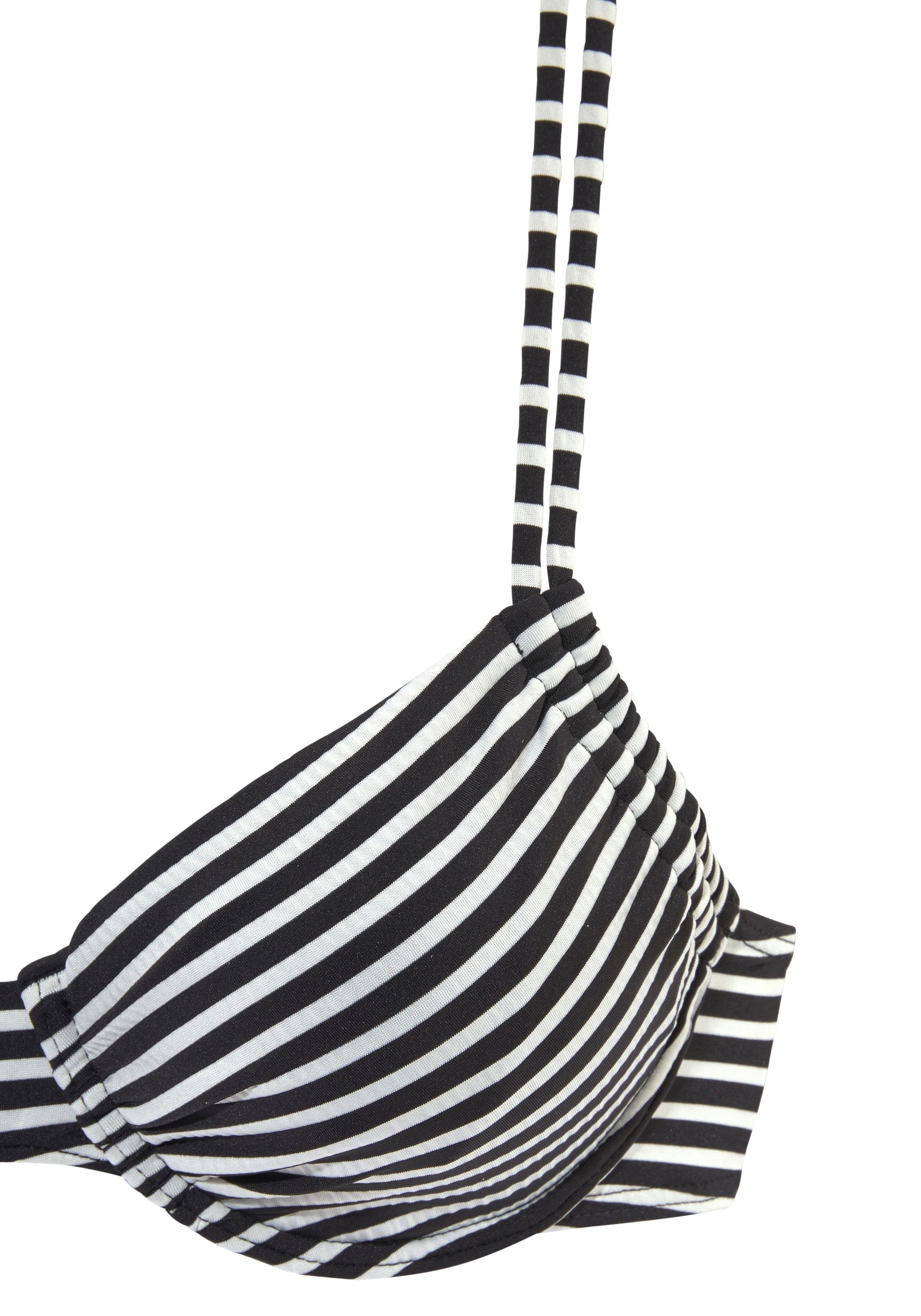 s.Oliver Bügel-Bikini aus Seersucker-Qualität