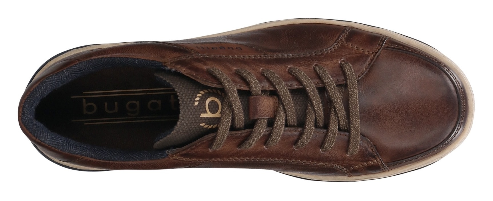 bugatti Schnürschuh, Halbschuh, Sneaker, Freizeitschuh mit Profilsohle