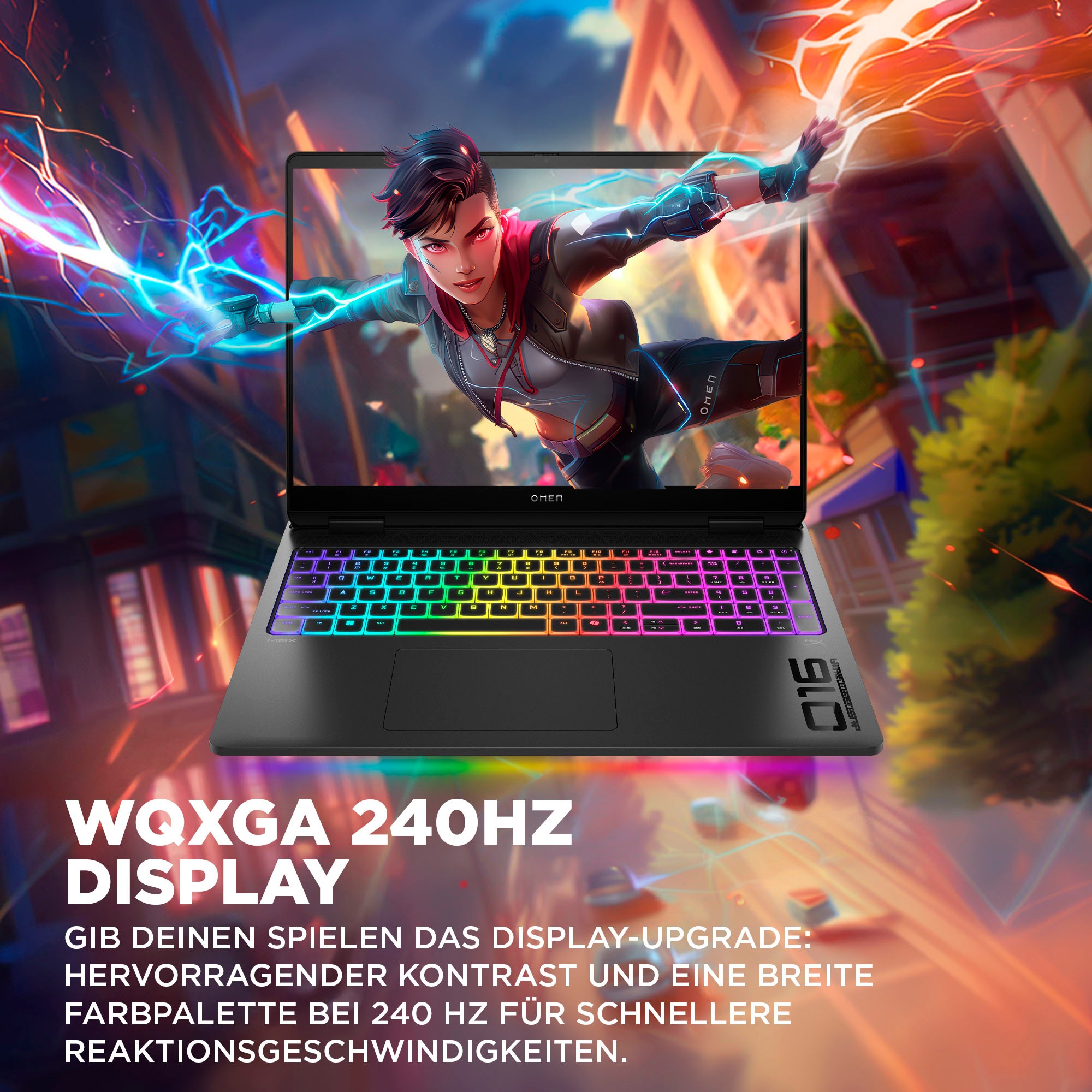 HP Gaming-Notebook »Omen Max 16-ah0095ng«, 40,6 cm, / 16 Zoll, Intel, Core Ultra 9, GeForce® RTX 5080, 2000 GB SSD