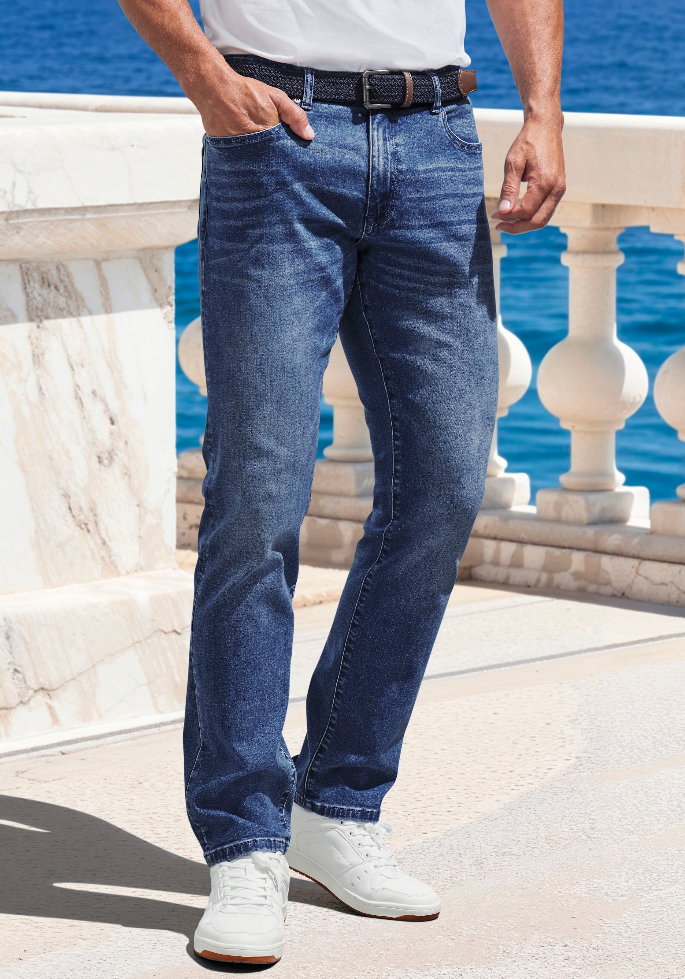 AUTHENTIC LE JOGGER Hüftgürtel, Flechtgürtel, Stretchgürtel, Gürtel für Jeans & Hosen