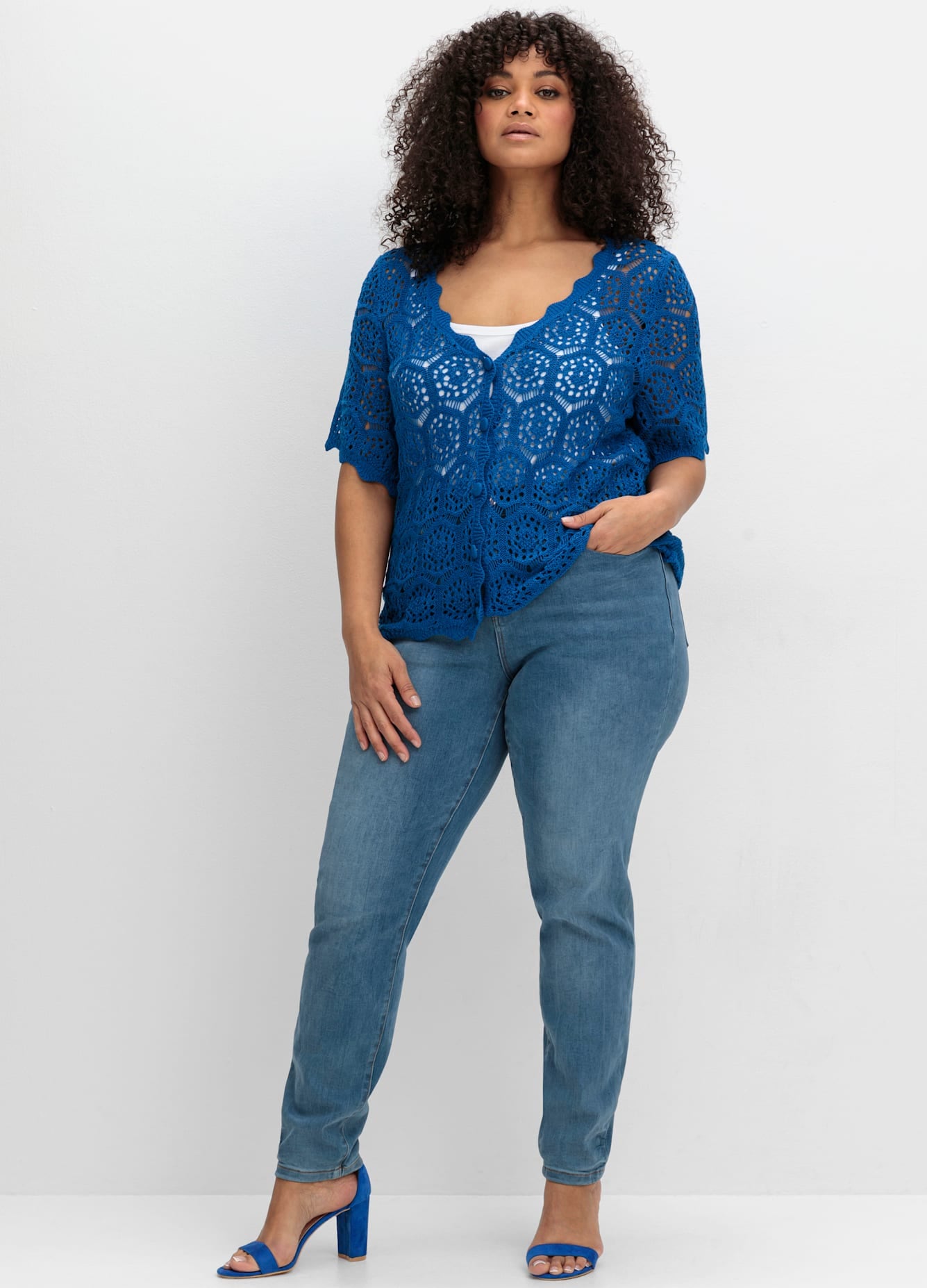 sheego by Joe Browns Strickjacke günstig online kaufen