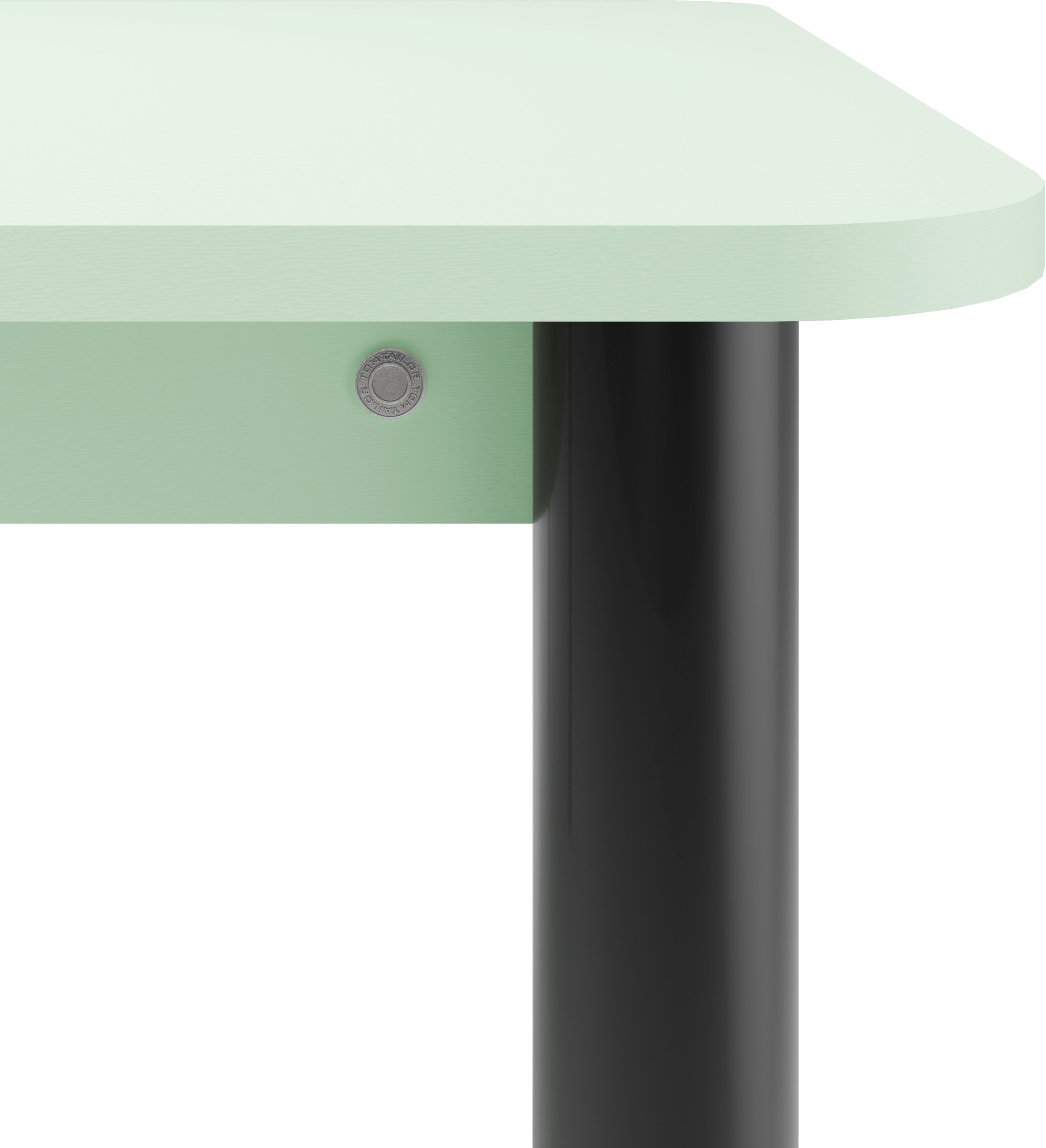 TOM TAILOR HOME Esstisch »COLOR TABLE«, (1 St.), Esstisch, 4-Fuß, 3 Größen, 3 Dekorfarben, 4 Fußfarben, ABS-Kante