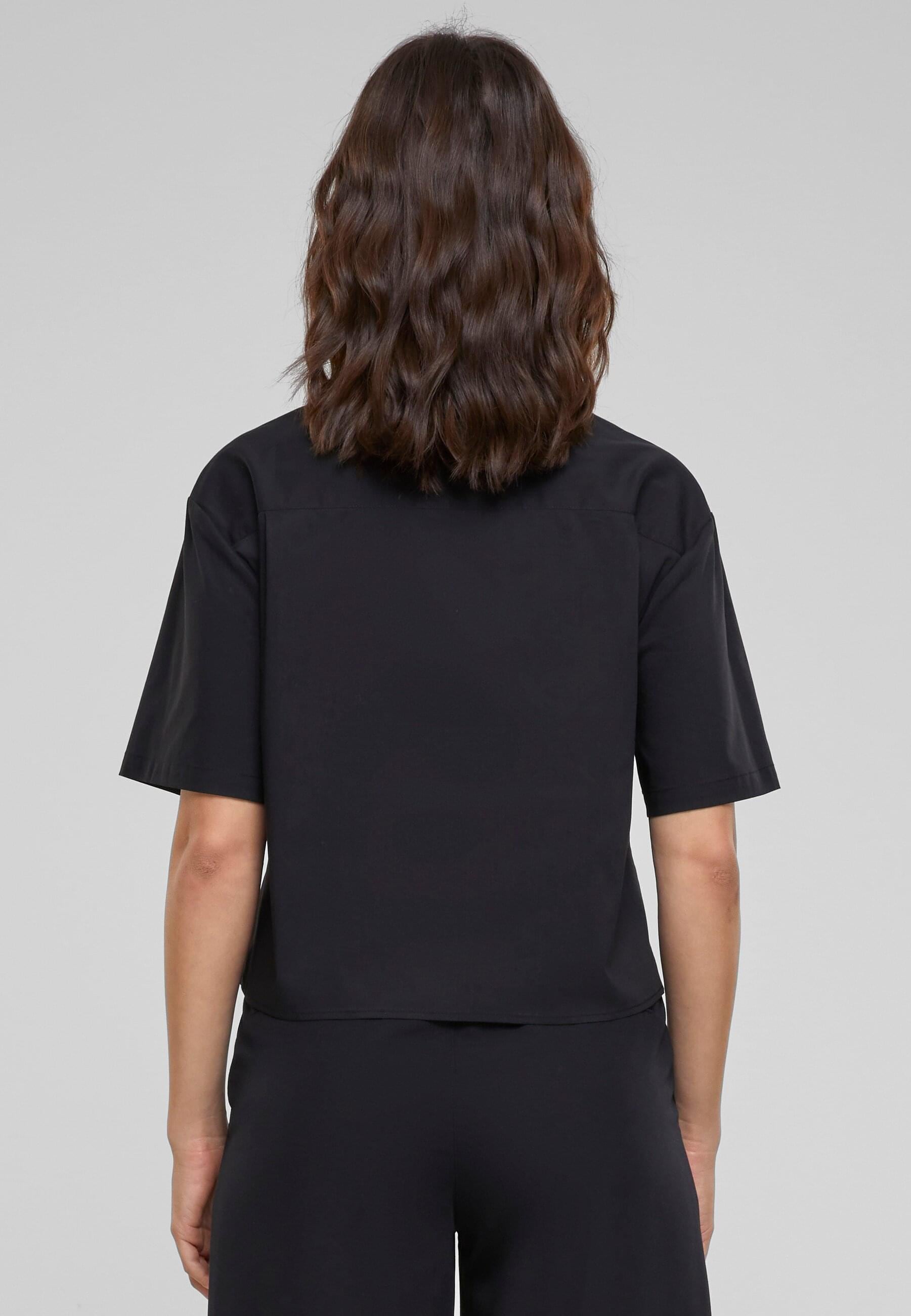 URBAN CLASSICS Langarmhemd »Urban Classics Damen Ladies Oversized Shirt«
