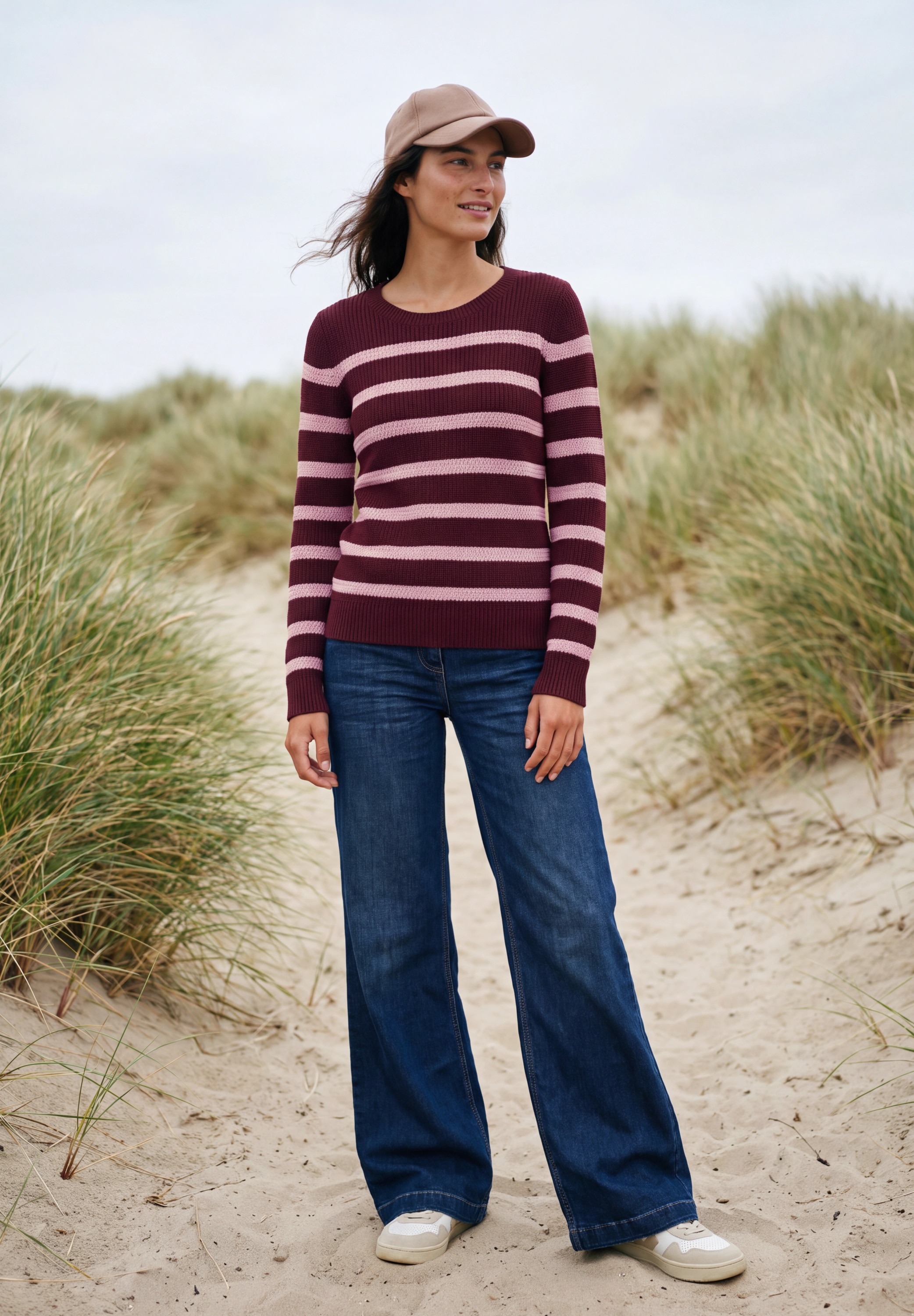 Cecil Strickpullover mit Rundhals und Streifen 59,99 €