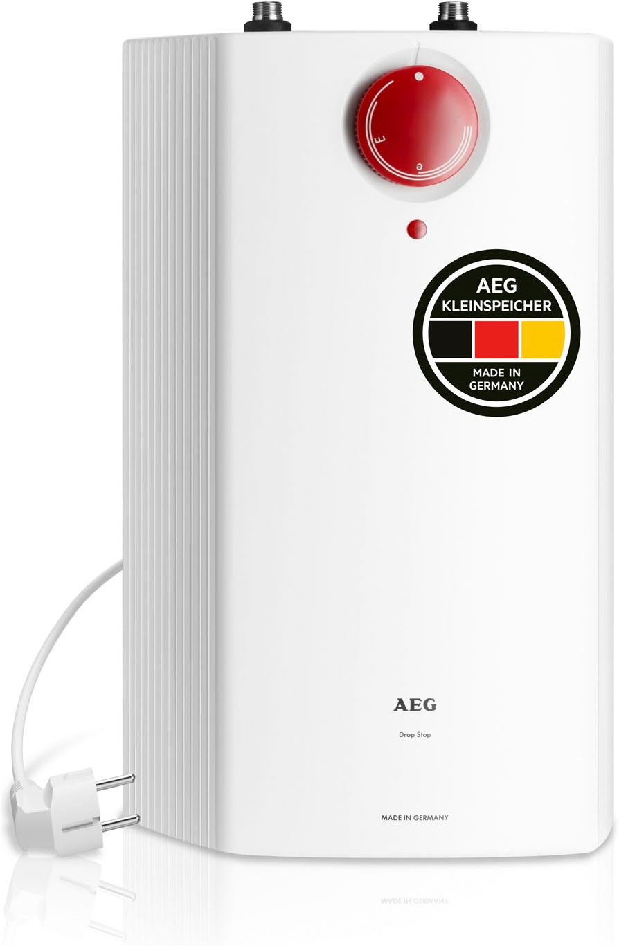 AEG Haustechnik Kleinspeicher »Huz 5 DropStop, Untertischboiler 5 Liter« Niederdruck, mit Thermostop, mit Stecker