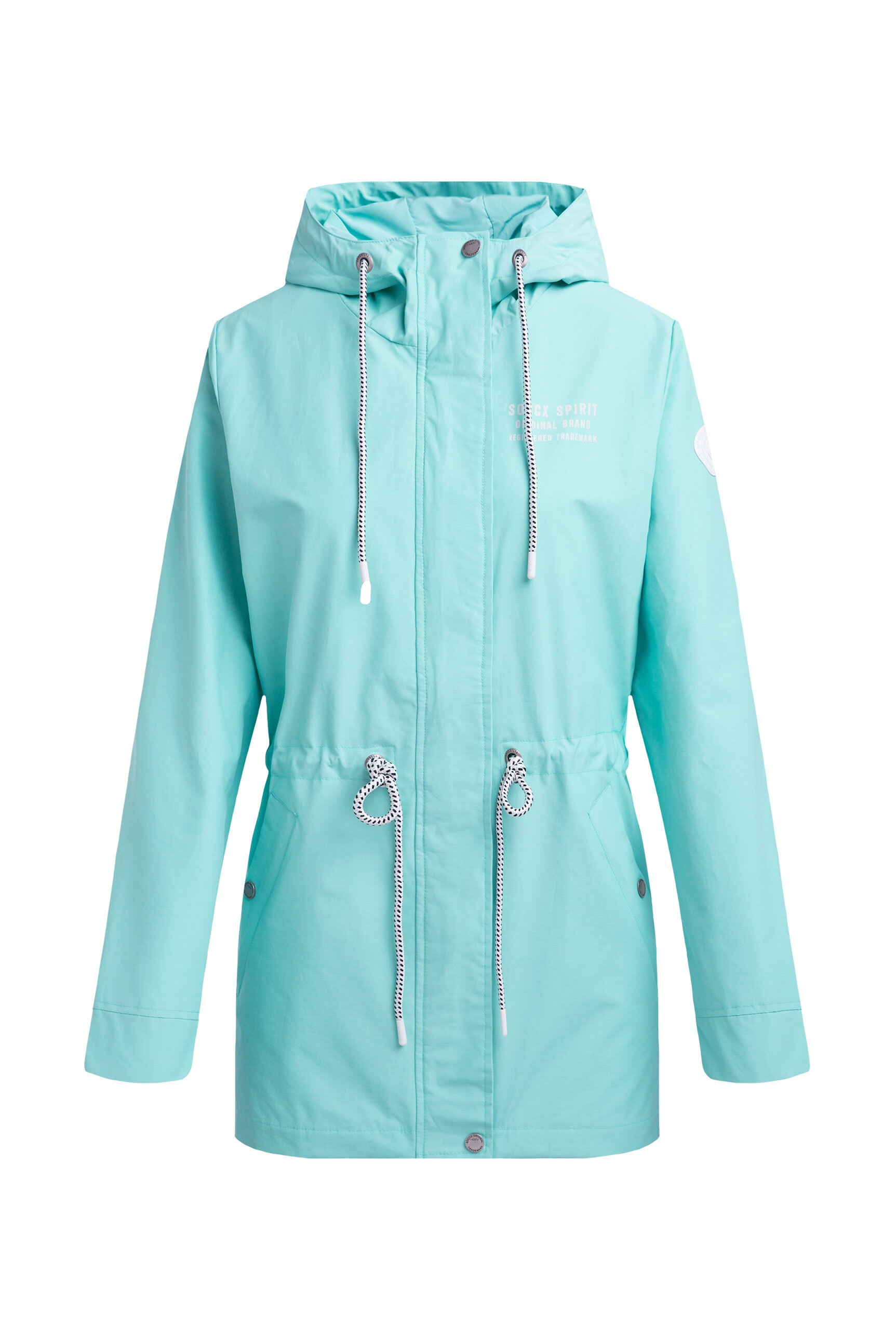 SOCCX Funktionsjacke mit Kapuze mit Windbreaker-Bündchen und Waterproof-Ein günstig online kaufen