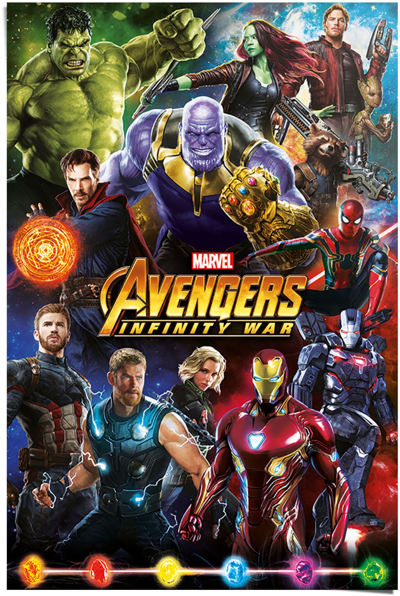 Reinders! Poster »Avengers Infinity War Die Helden«, (1 St.) bestellen |  BAUR
