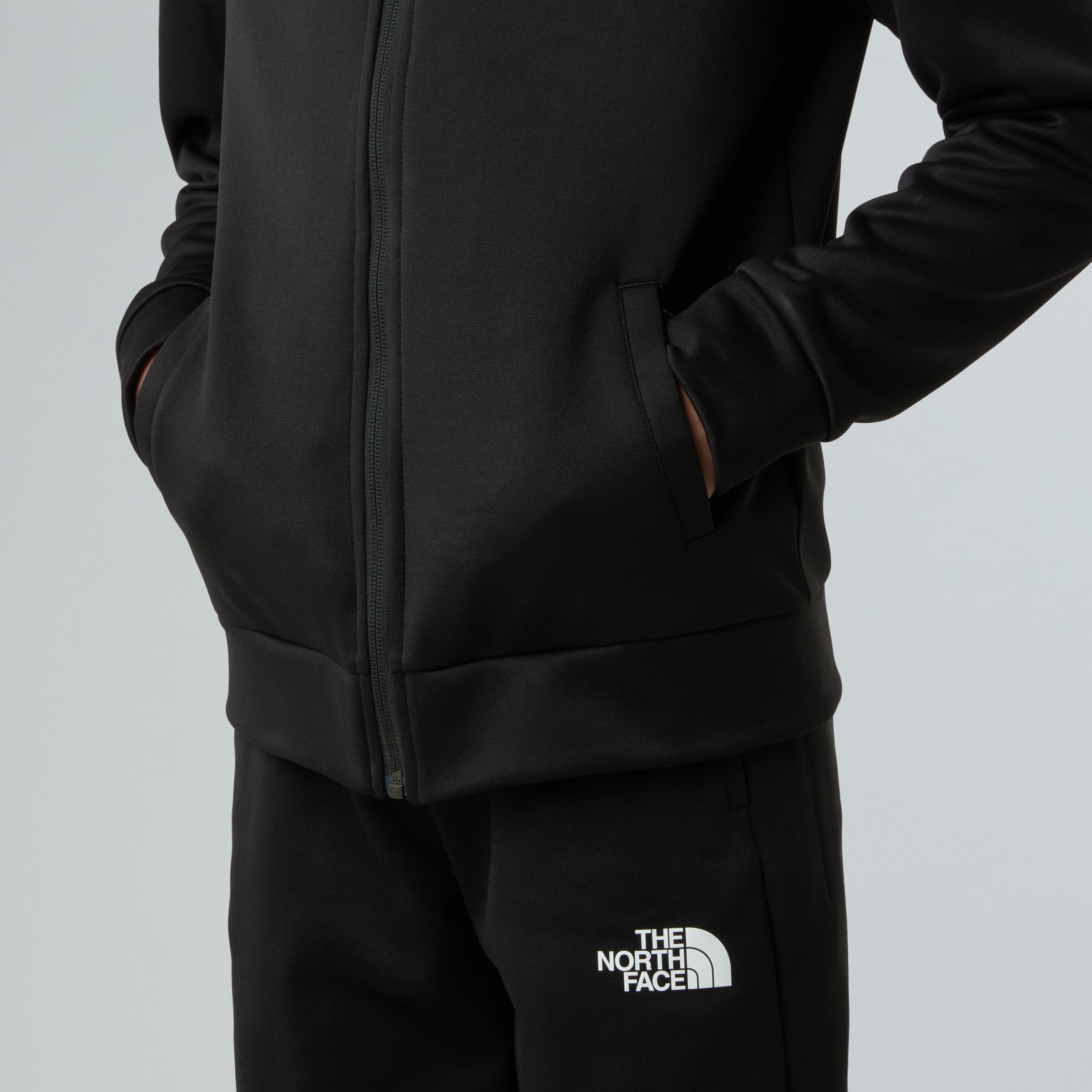 The North Face Fleecejacke »TEEN REAXION FZ HOODIE«, (1 St.)