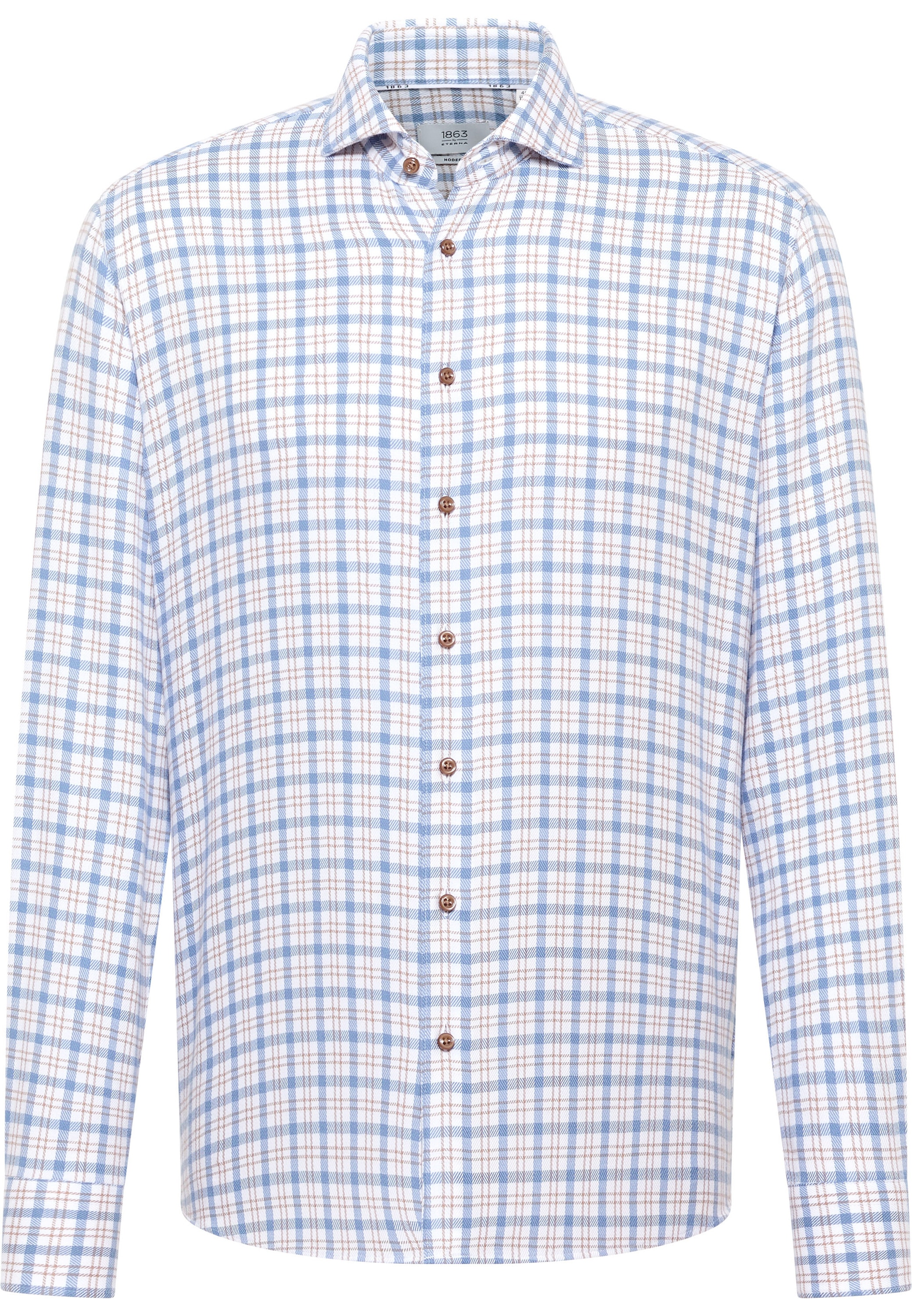 Eterna Langarmhemd »MODERN FIT«, EASY IRON (bügelleicht)