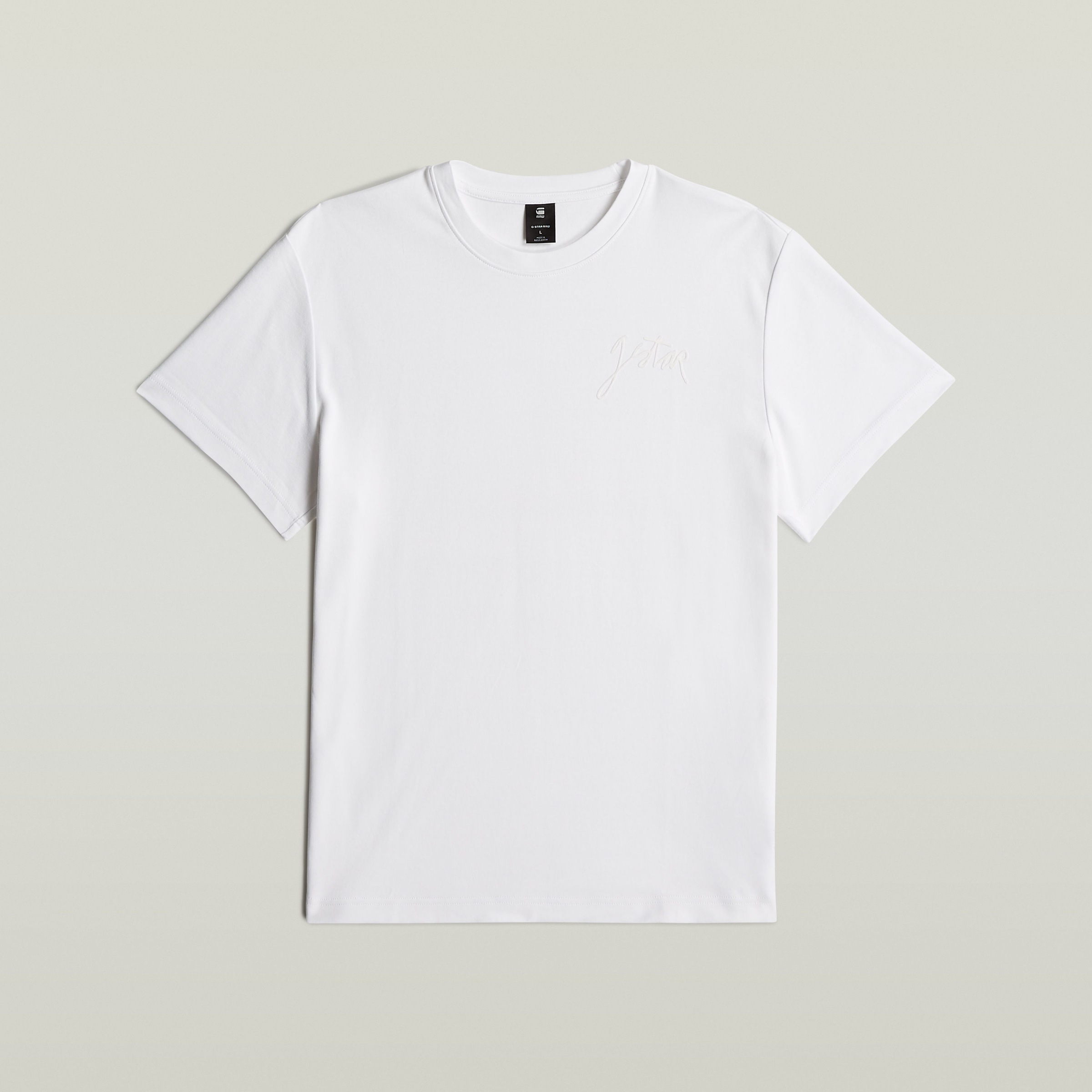 G-STAR T-Shirt »Script«, mit Rundhals, aus Baumwolle