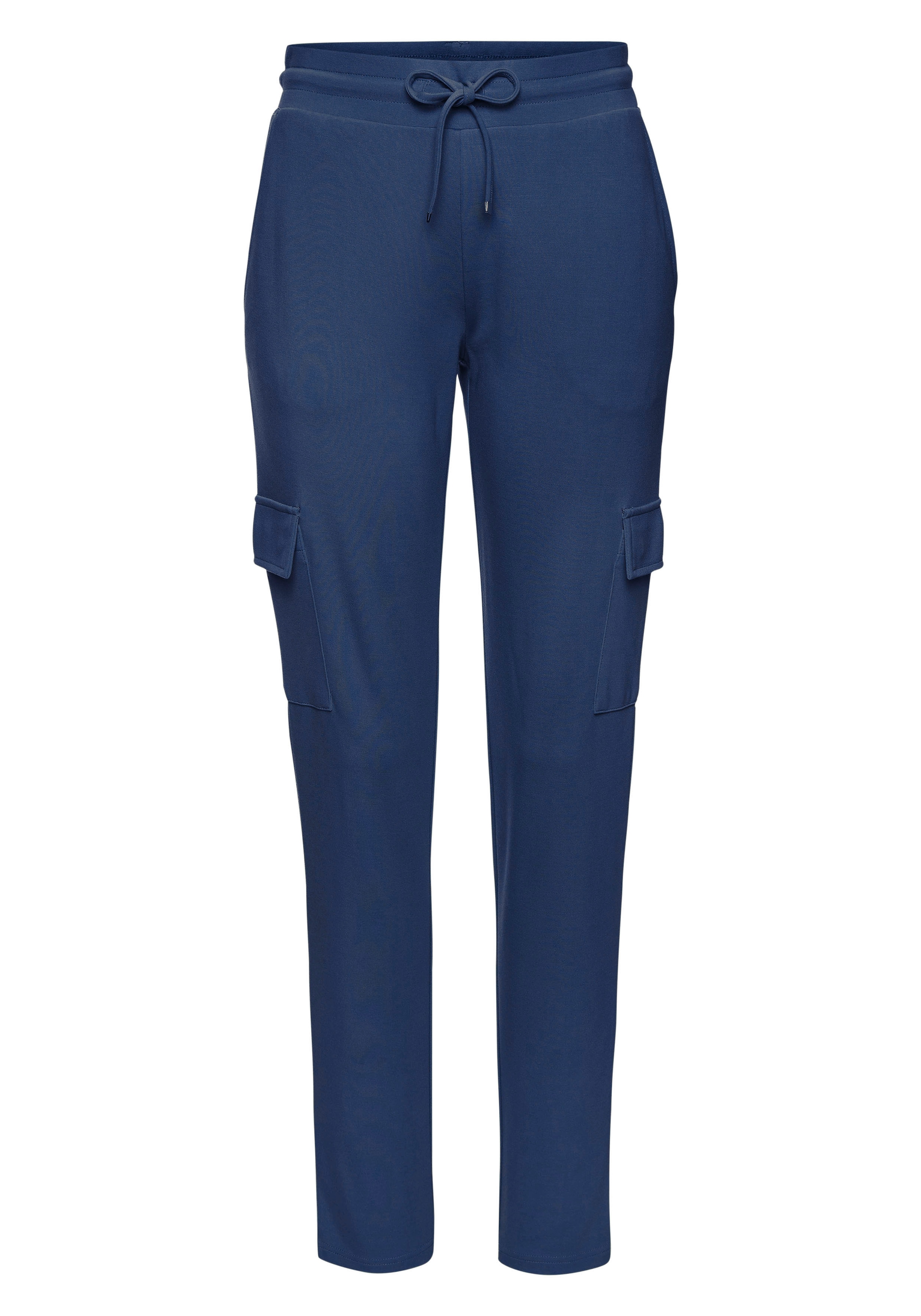 LASCANA Cargohose, in weich fließendem Material, Loungewear