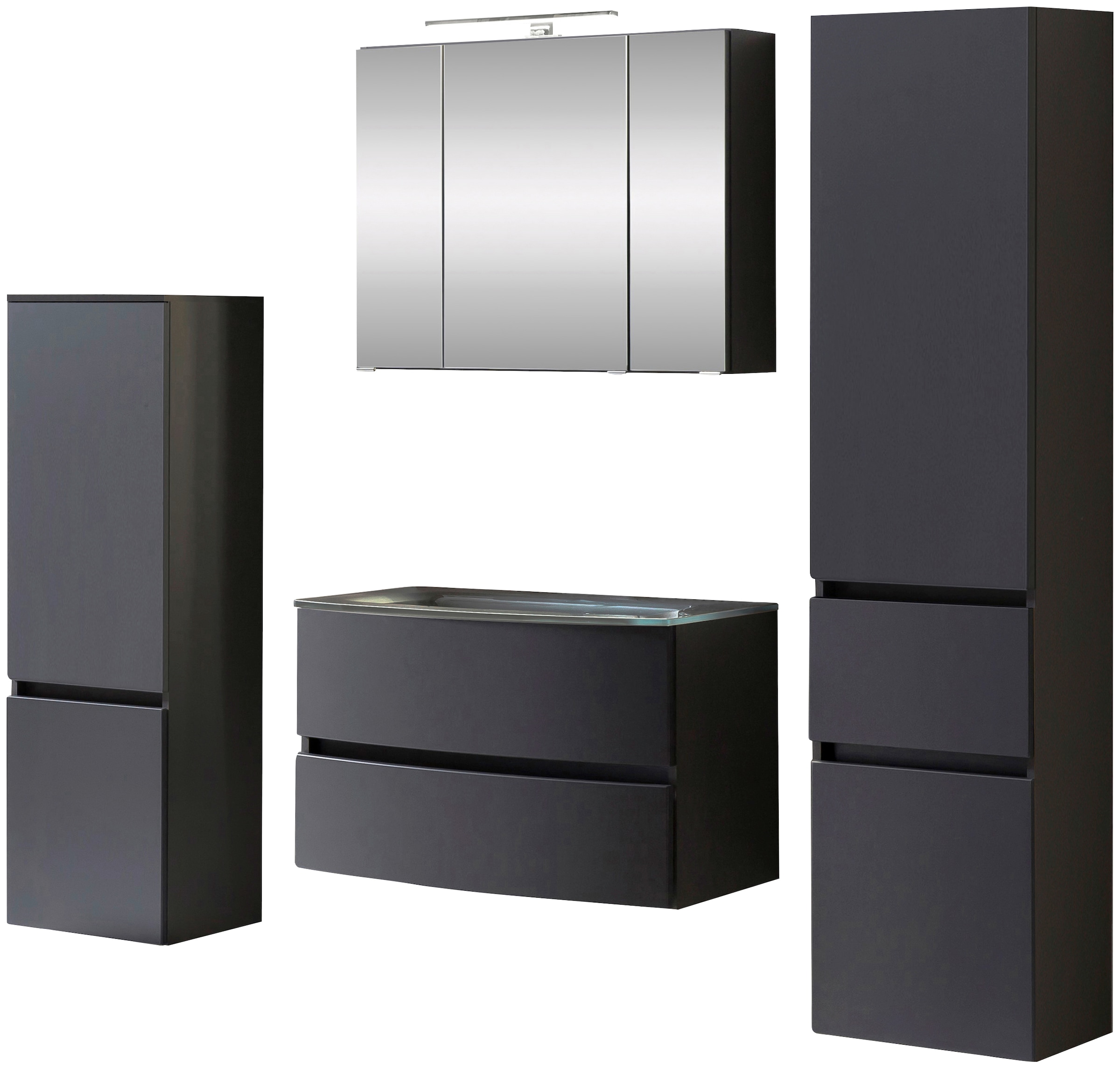 welltime Badezimmer-Set "Kaunas" Set, 4 Stk. tlg. günstig online kaufen