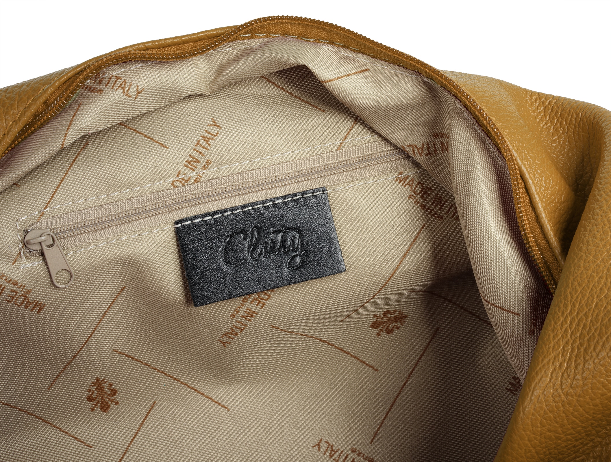 Cluty Shopper, echt Leder, Made in Italy