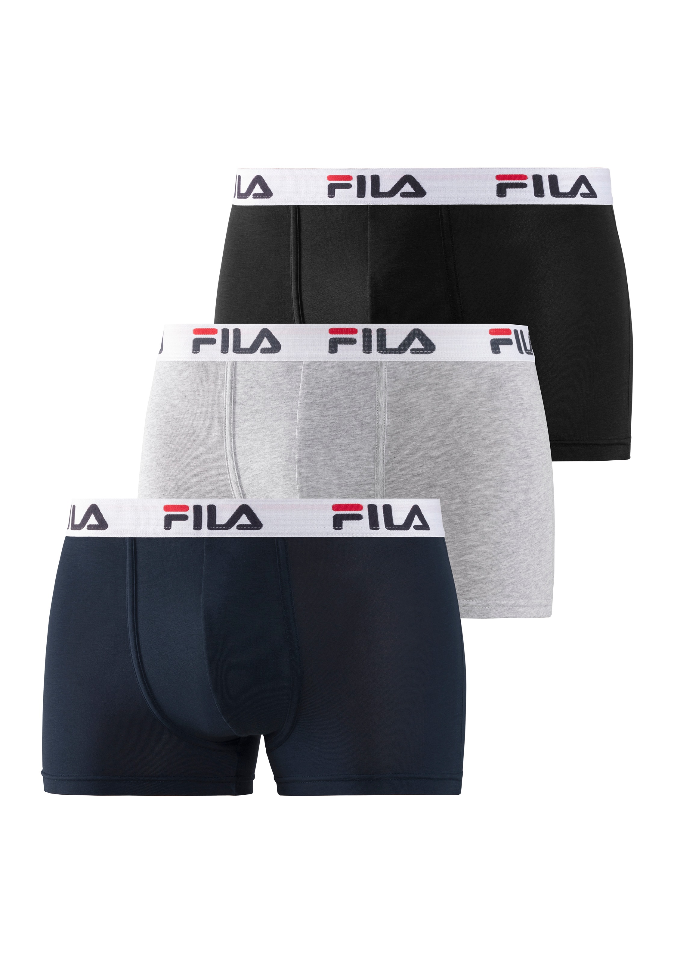 Fila Boxer, (3er Pack), mit elastischem Logobund