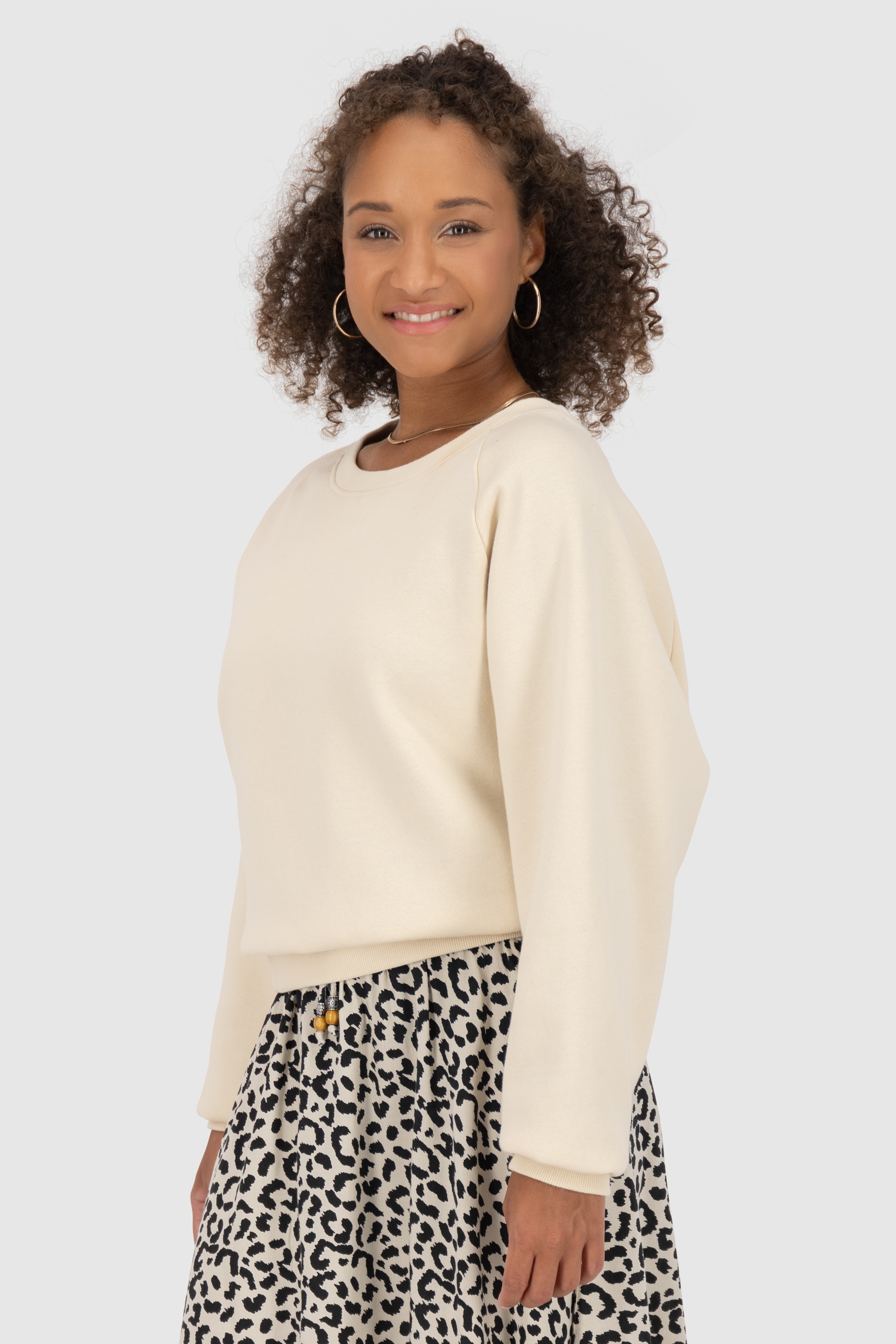 Alife & Kickin Sweatshirt »Damen TeonaAK A«, Basic Pullover mit Rundhalsausschnitt