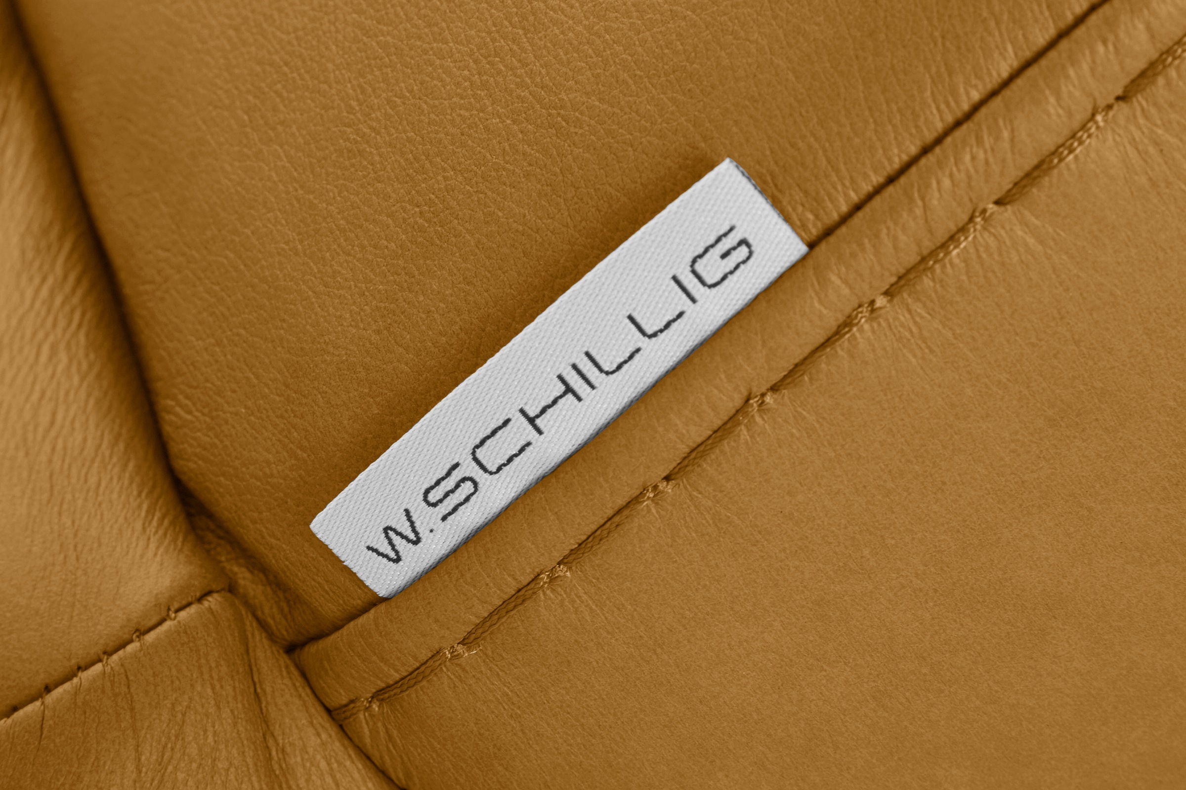 W.SCHILLIG 2,5-Sitzer »montanaa«, mit Metallkufen in Schwarz pulverbeschichtet, Breite 212 cm