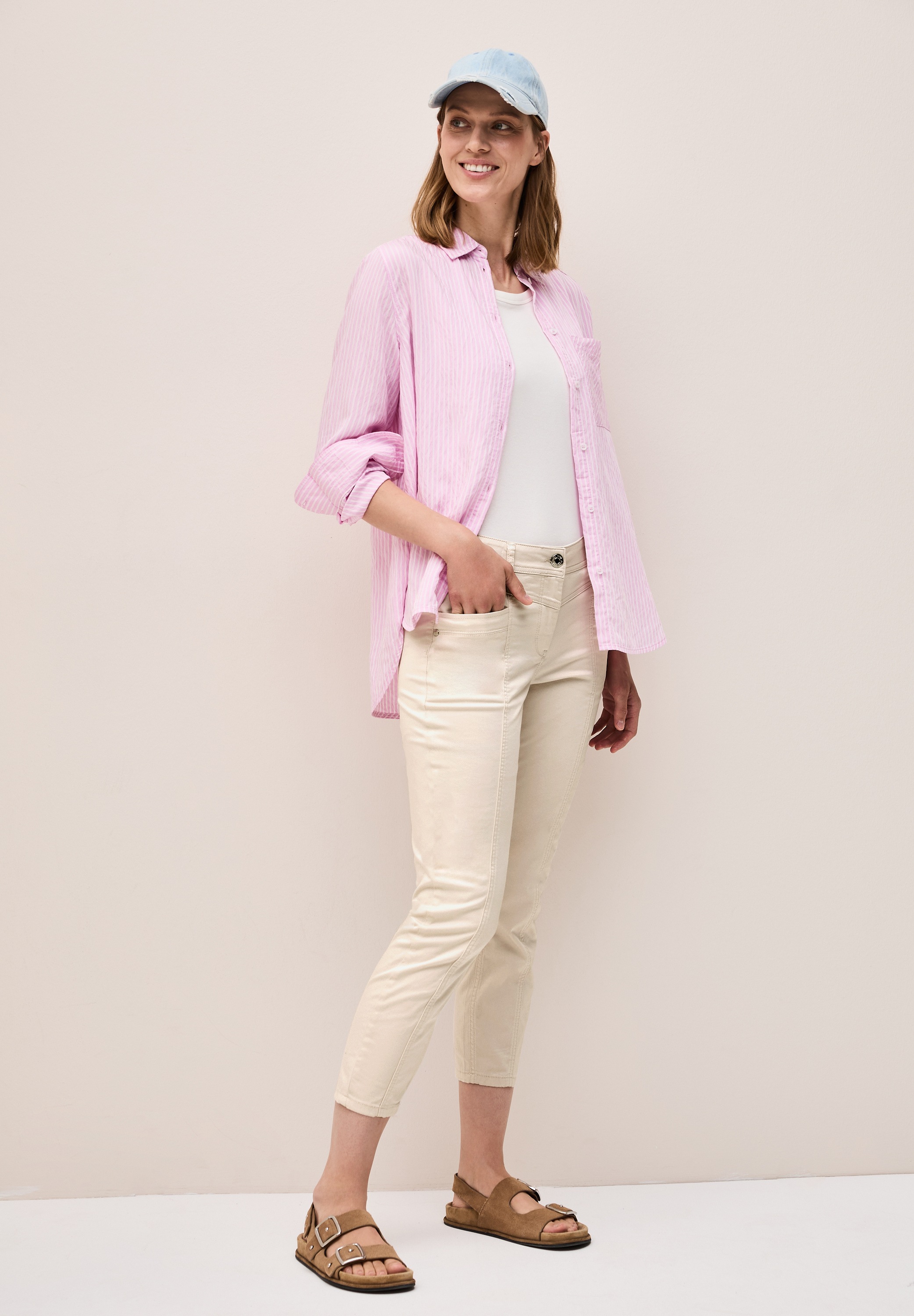 Thumbnail - Cecil 7/8-Hose aus Baumwolle mit Stretchanteil