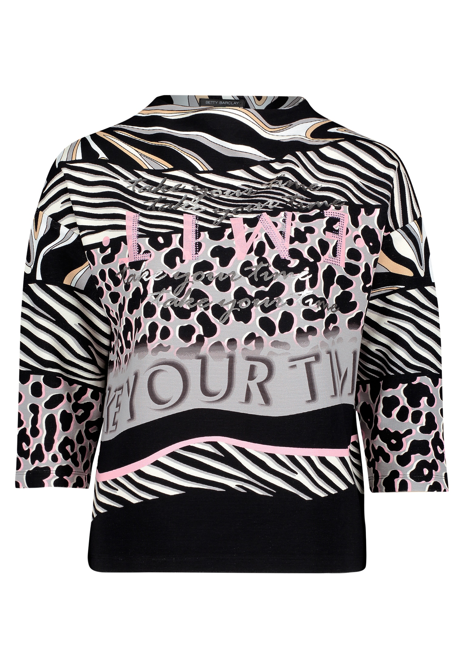 Betty Barclay Sweatshirt »Betty Barclay Sweatpullover mit Kragen«, Druck