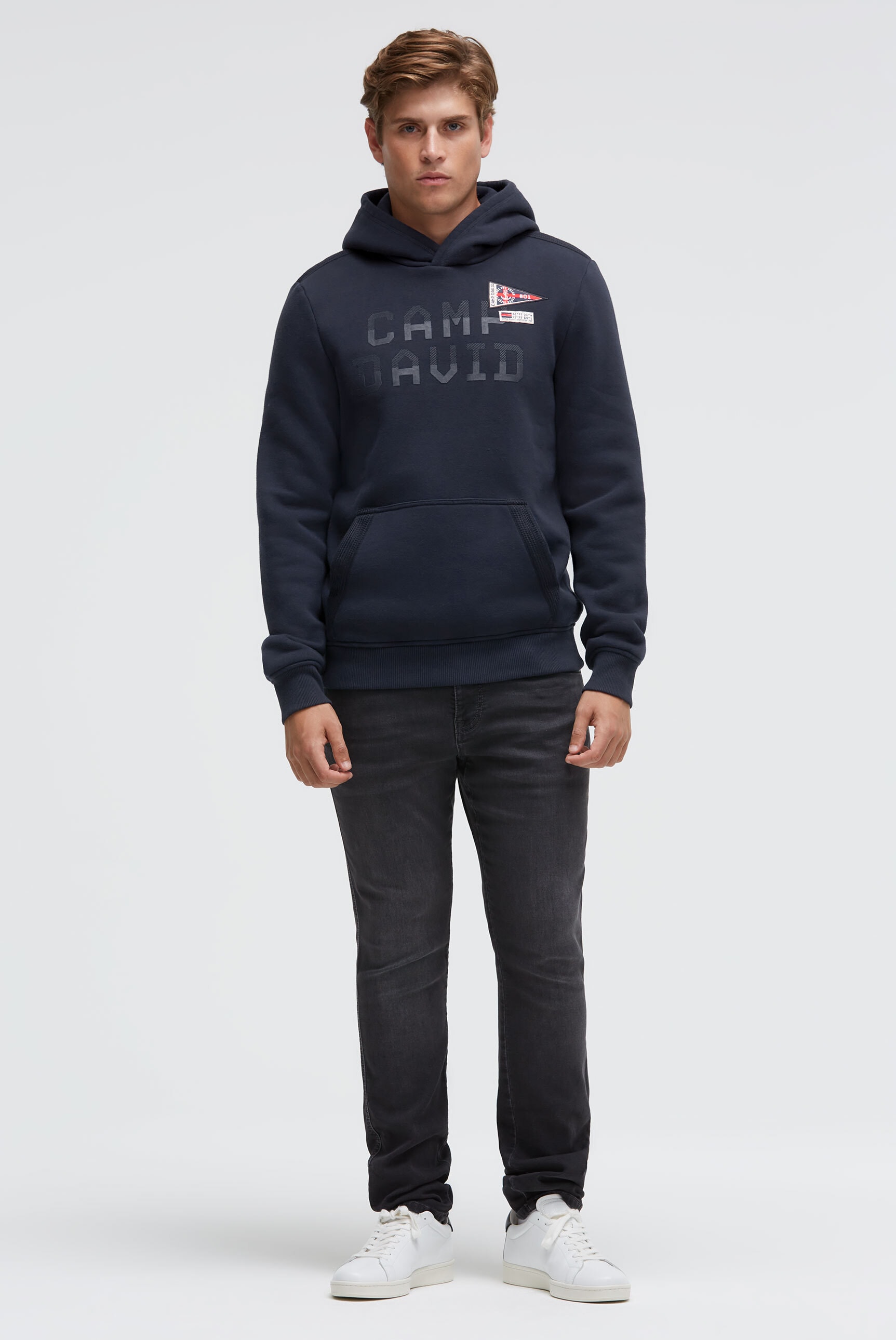 CAMP DAVID Kapuzensweatshirt , mit Rippbündchen
