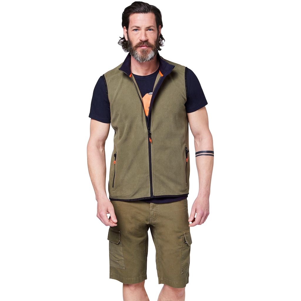 GARDENA Fleeceweste »Dusty Olive«, relaxed fit