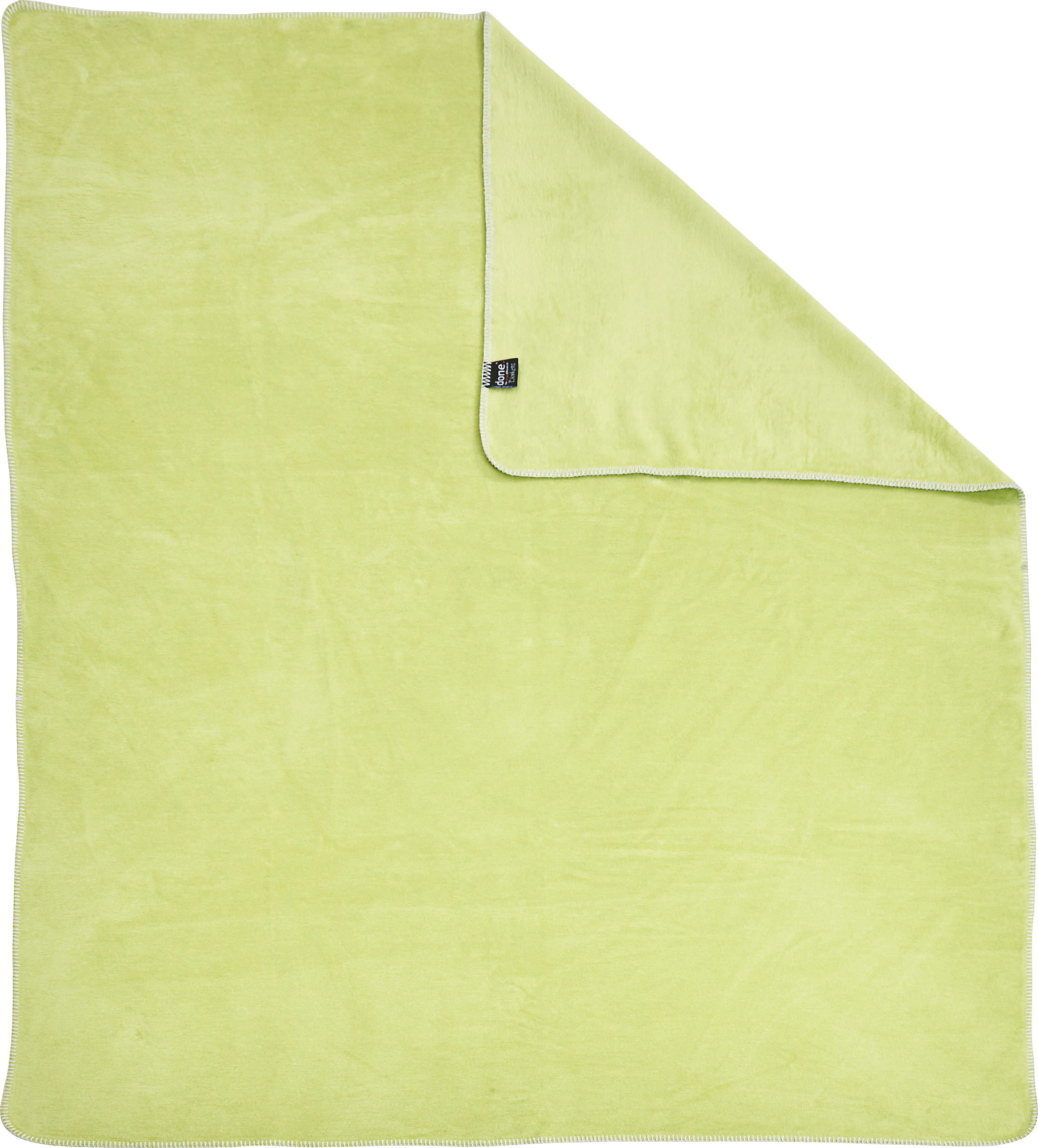 done.® Wohndecke »Cozy«, geketteltem Zierstich, Baumwolle, unifarben