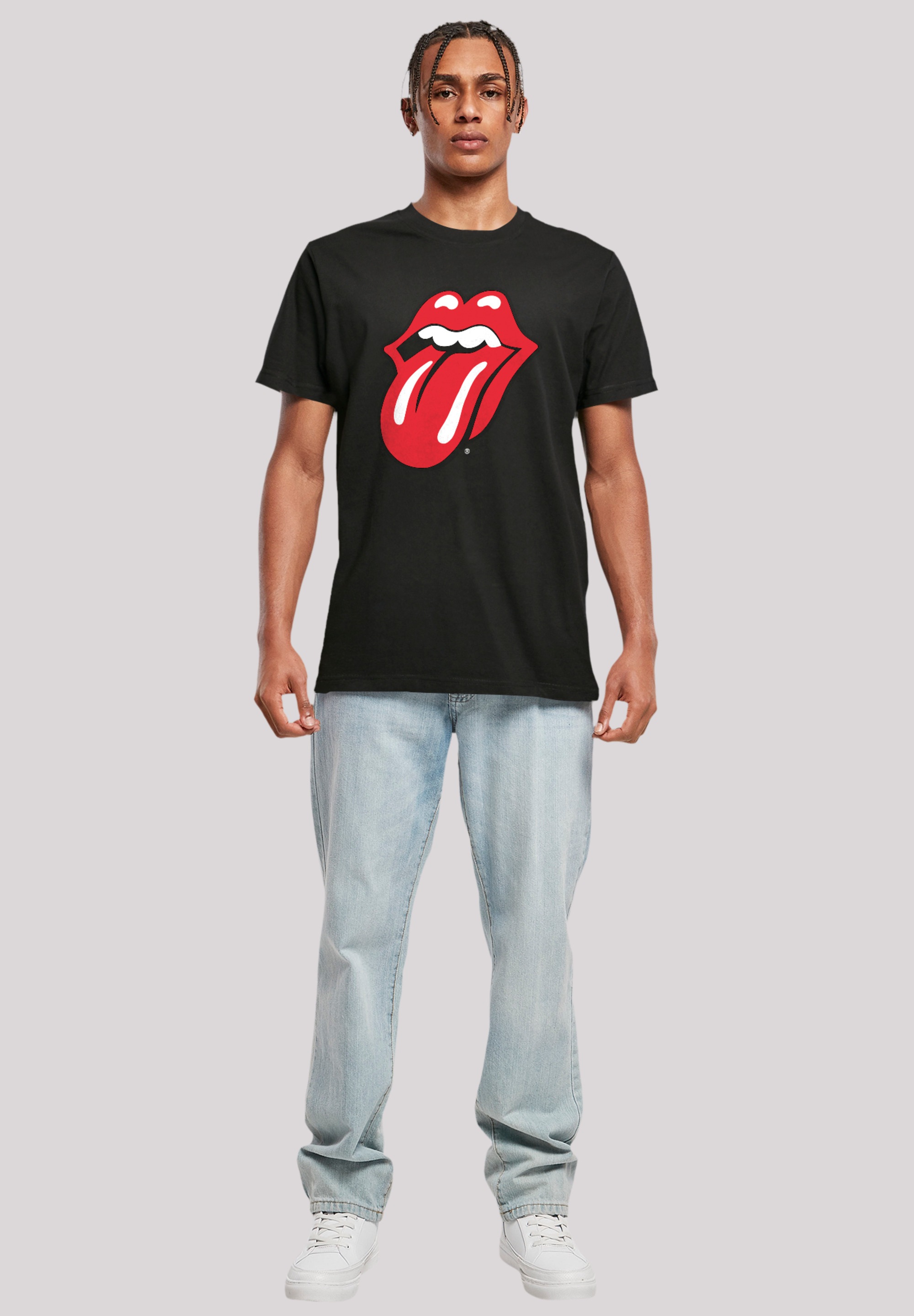F4NT4STIC T-Shirt »The Rolling Stones Rote Zunge«, Print ▷ kaufen | BAUR