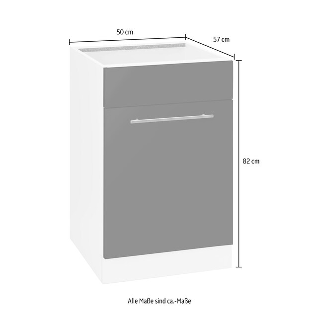 wiho Küchen Spülenschrank »Flexi2«, Breite 50 cm kaufen | BAUR