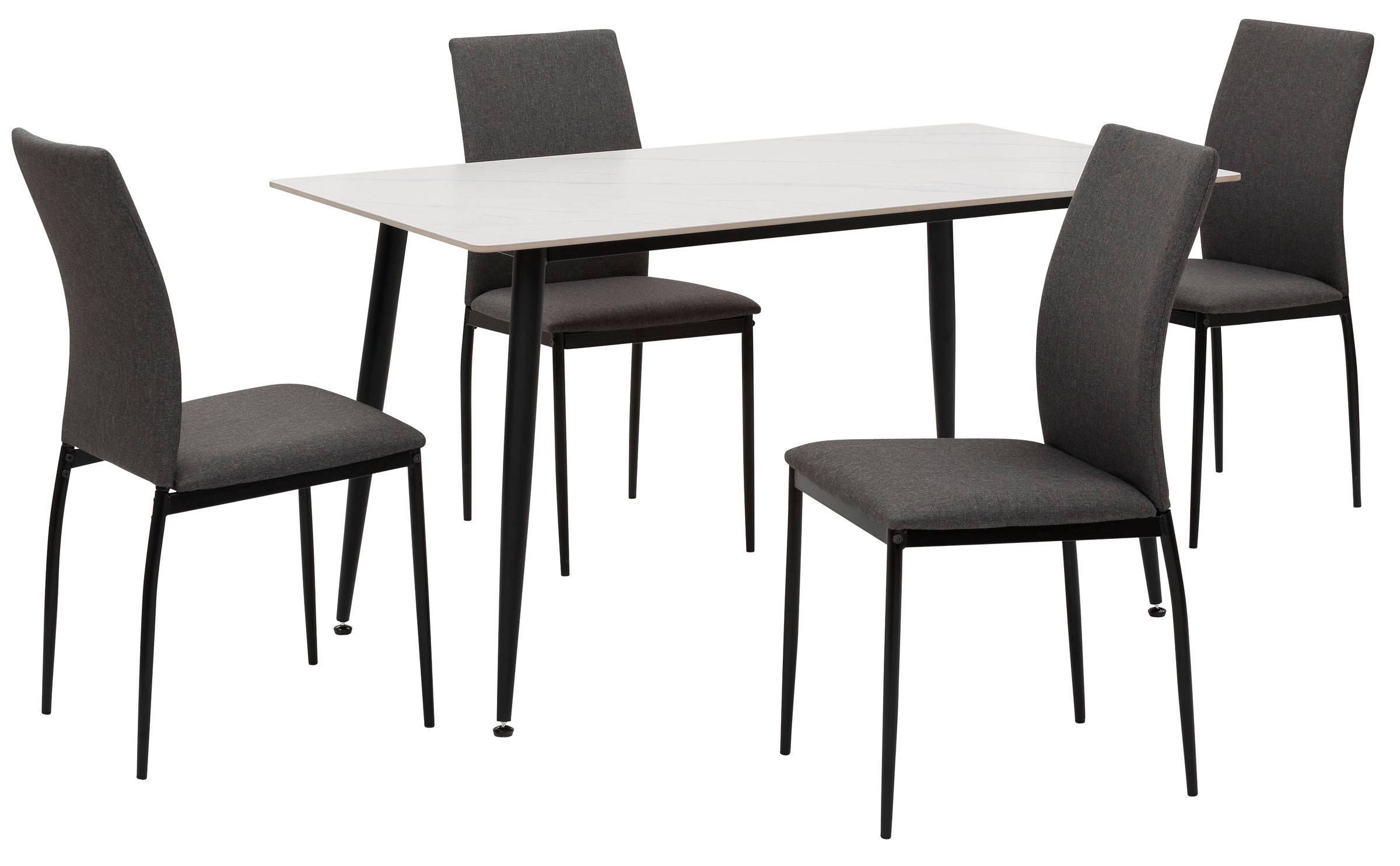 HELA Essgruppe "ALIZIA Tischgruppe Küche Esszimmer, Tisch Stühle" Set, 5 St günstig online kaufen