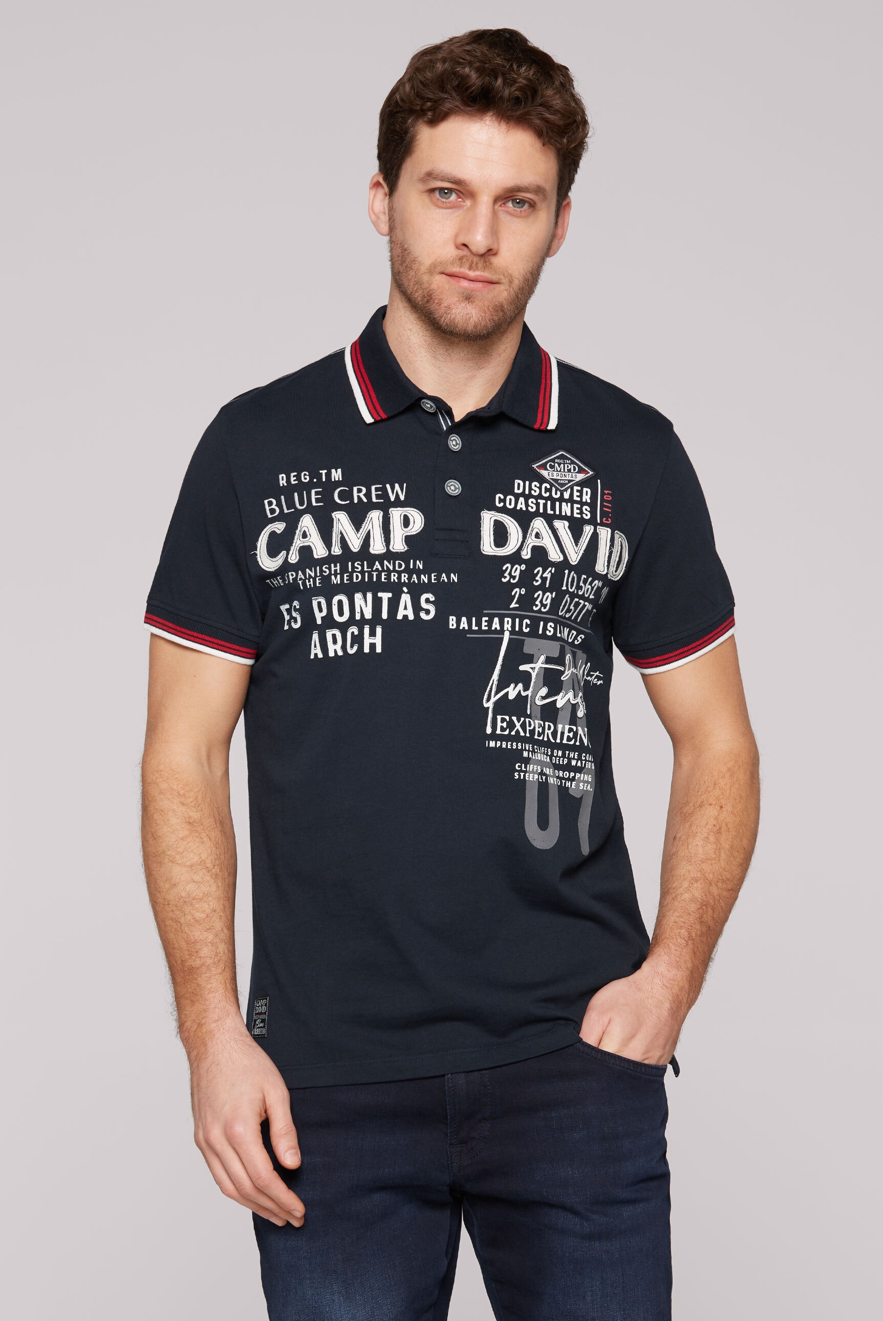 CAMP DAVID Poloshirt, aus Baumwolle günstig online kaufen
