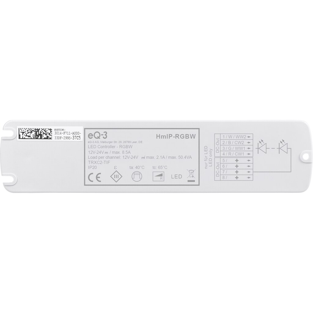 Homematic IP Smart-Home-Zubehör »LED Controller – RGBW«