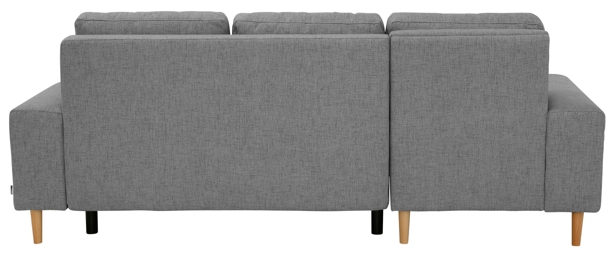 Ecksofa HOME AFFAIRE "Samu L-Form", grau (mittelgrau), B:235cm H:93cm T:160cm, Microfaser PRIMABELLE (100% Polyester);Samtoptik (100% Polyester);Struktur fein (100% Polyester), Sofas, Ecksofa, wahlweise mit Bettfunktion und Bettkasten 9
