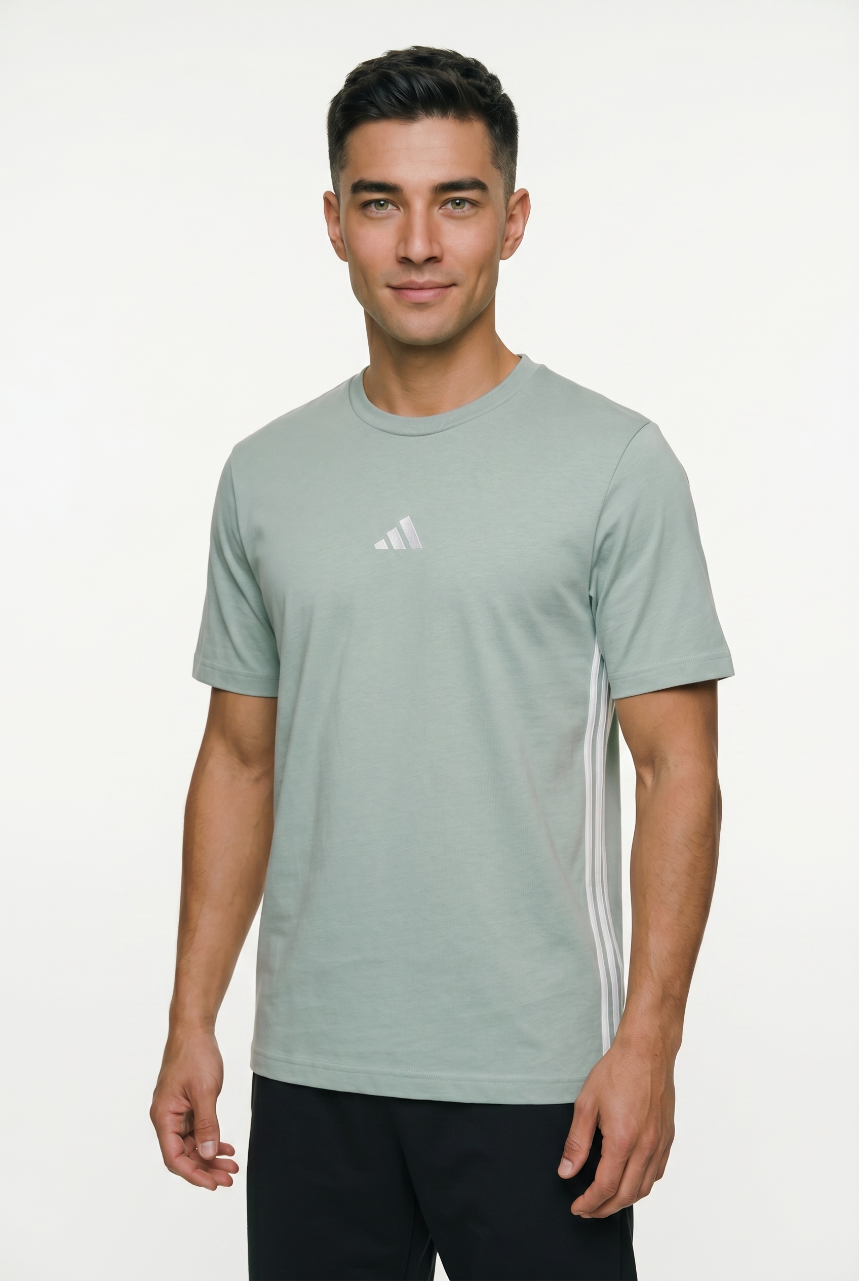 Adidas Sportswear T-Shirt "M 3S Sj T" Mit Rundhalsausschnitt, Ohne Verschluss, Aus Baumwolle