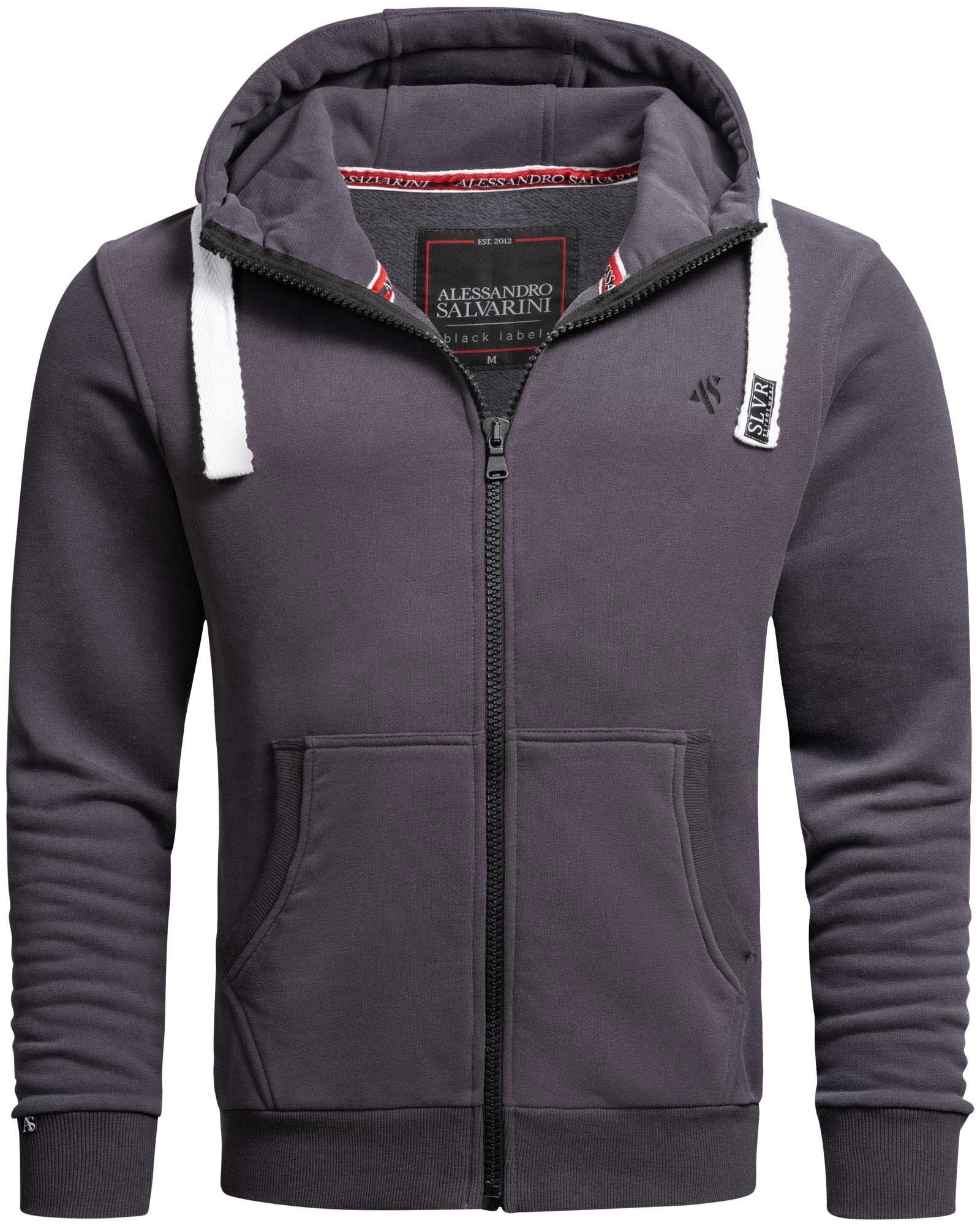 Alessandro Salvarini Sweatjacke "ASVinzent", warmer Hoodie