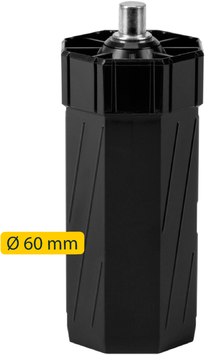 SCHELLENBERG Walzenhülse »Mini und Maxi für 40 mm und 60 mm Achtkantwellen«, Rollladenzubehör zur Verbindung von Rollladenwelle und Wandlager