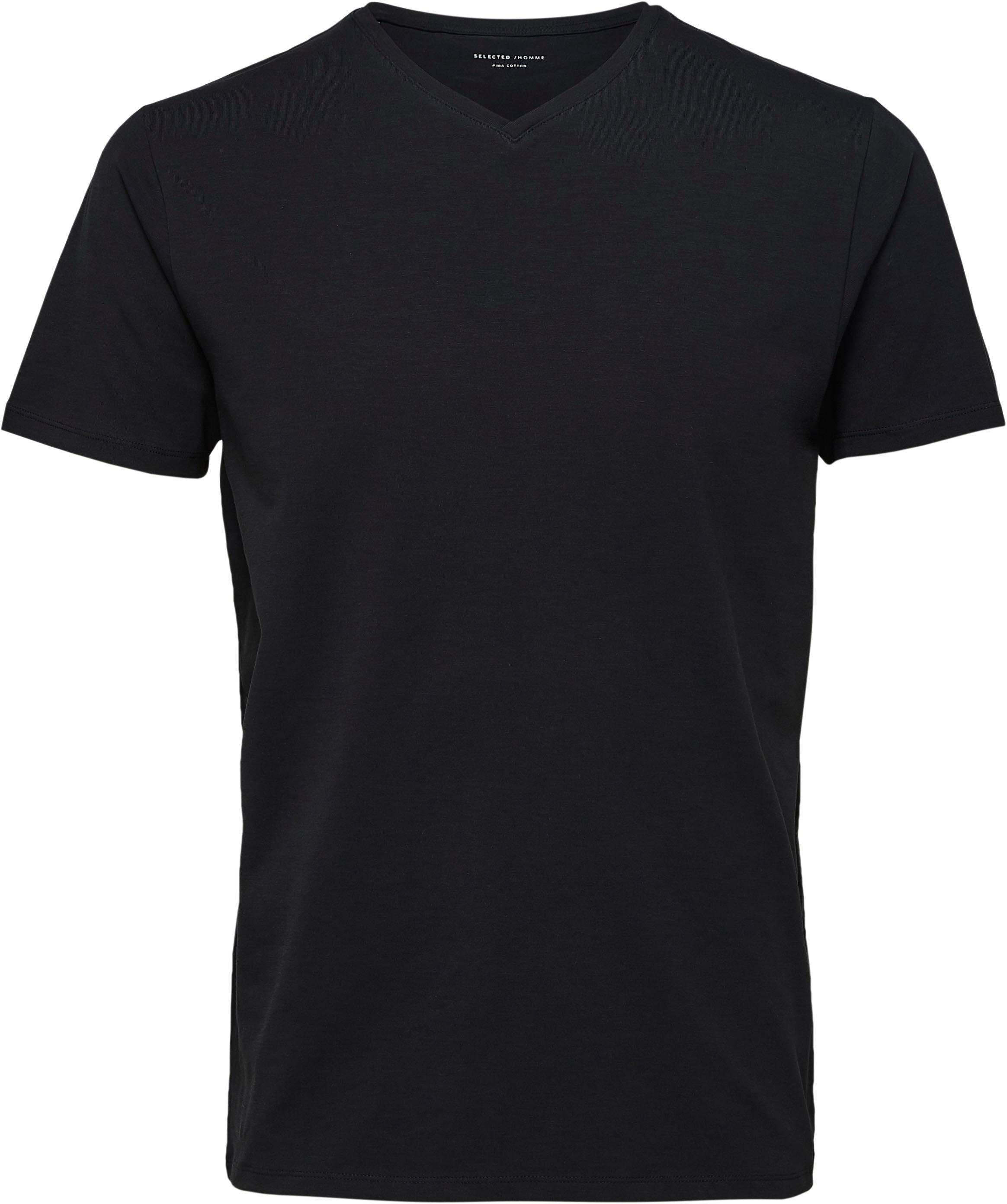 SELECTED HOMME V-Shirt "Basic V-Shirt"