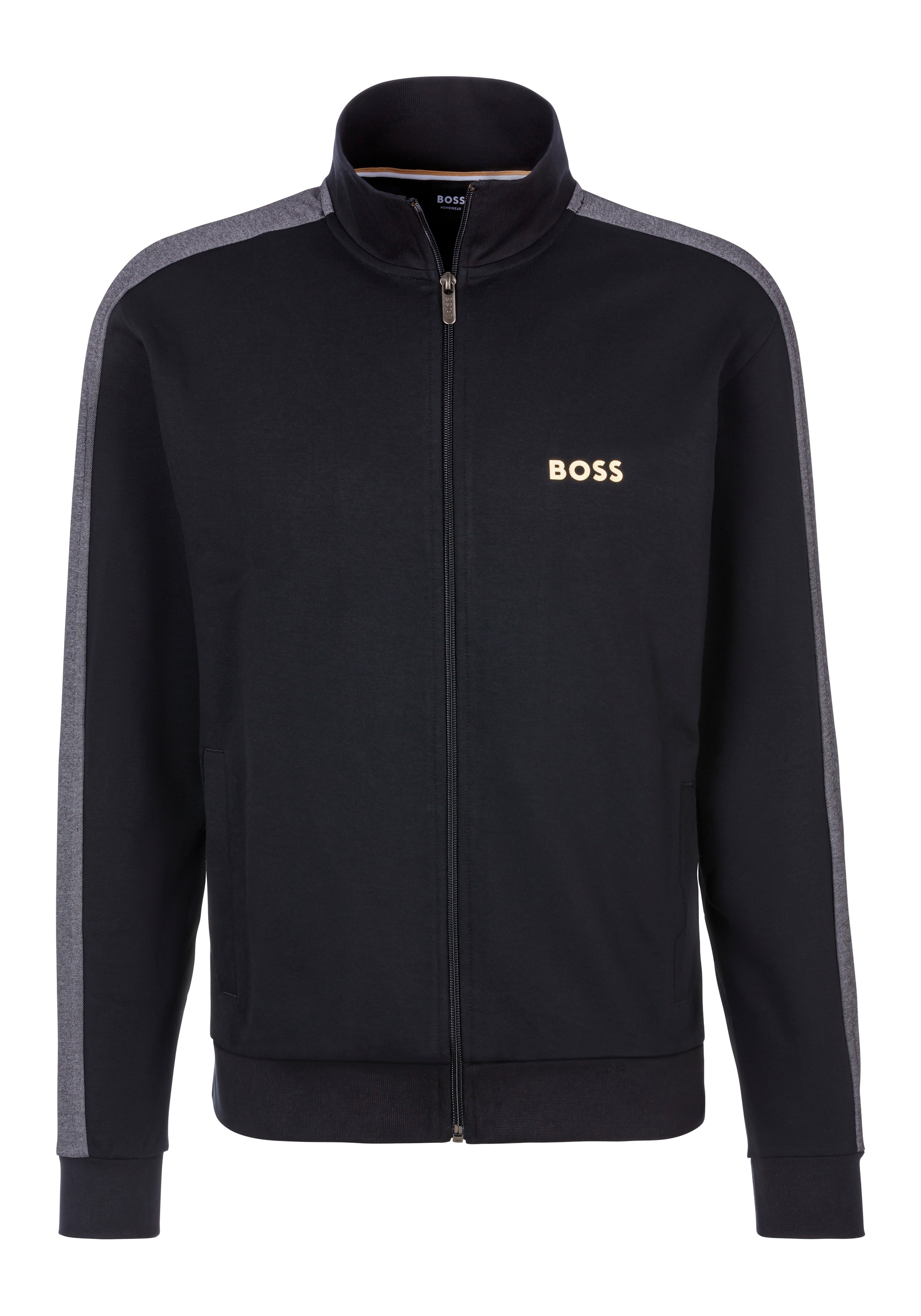 BOSS Sweatjacke "Tracksuit Jacket", mit Reißverschluss am Kragen