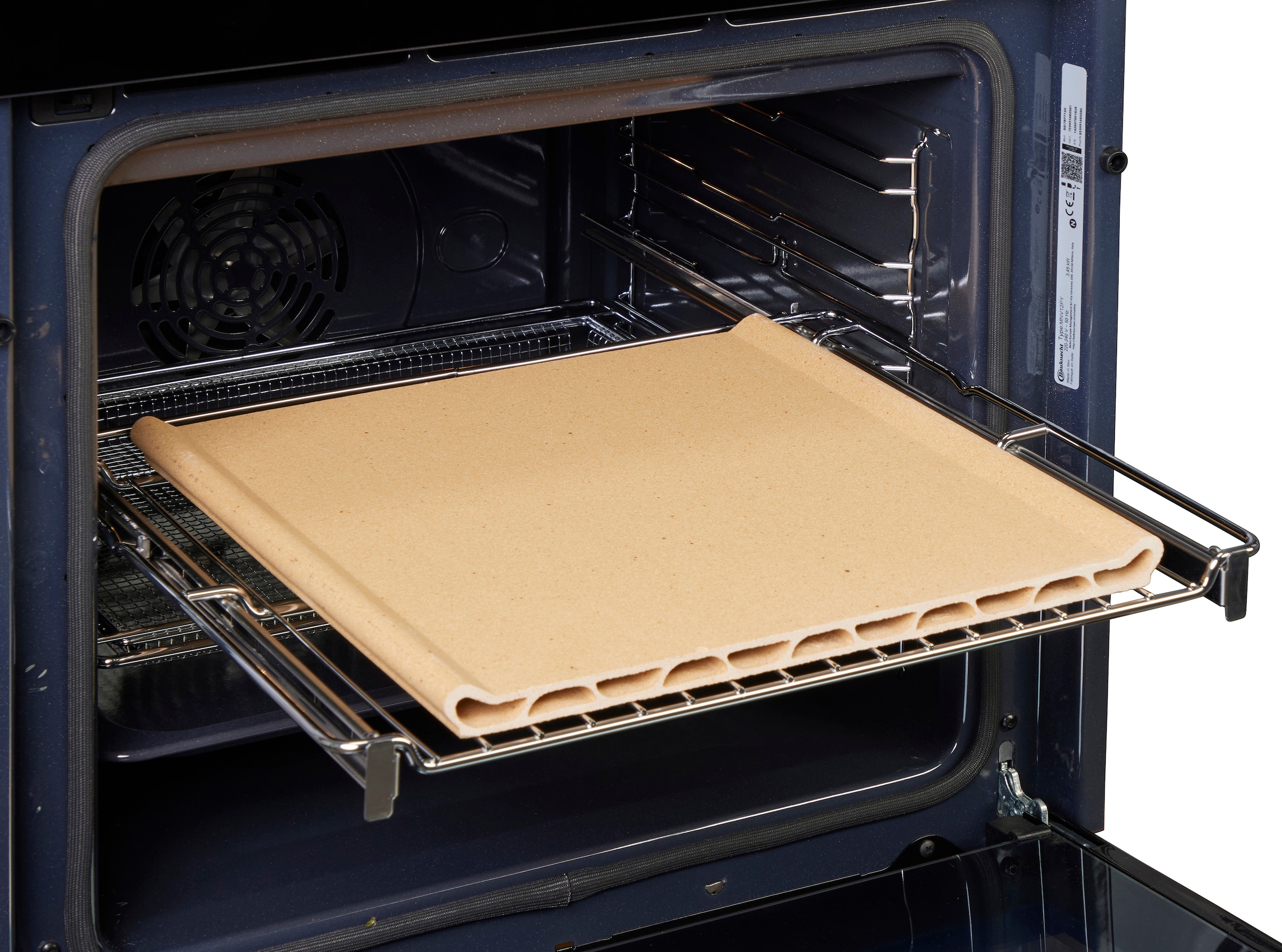 BAUKNECHT Backofen »BBI7 310C PIZZA« mit 1-fach-Teleskopauszug mit Pyrolyse-Selbstreinigung 310°C Pizza-Funktion: Für Pizza in Restaurantqualität zu Hause