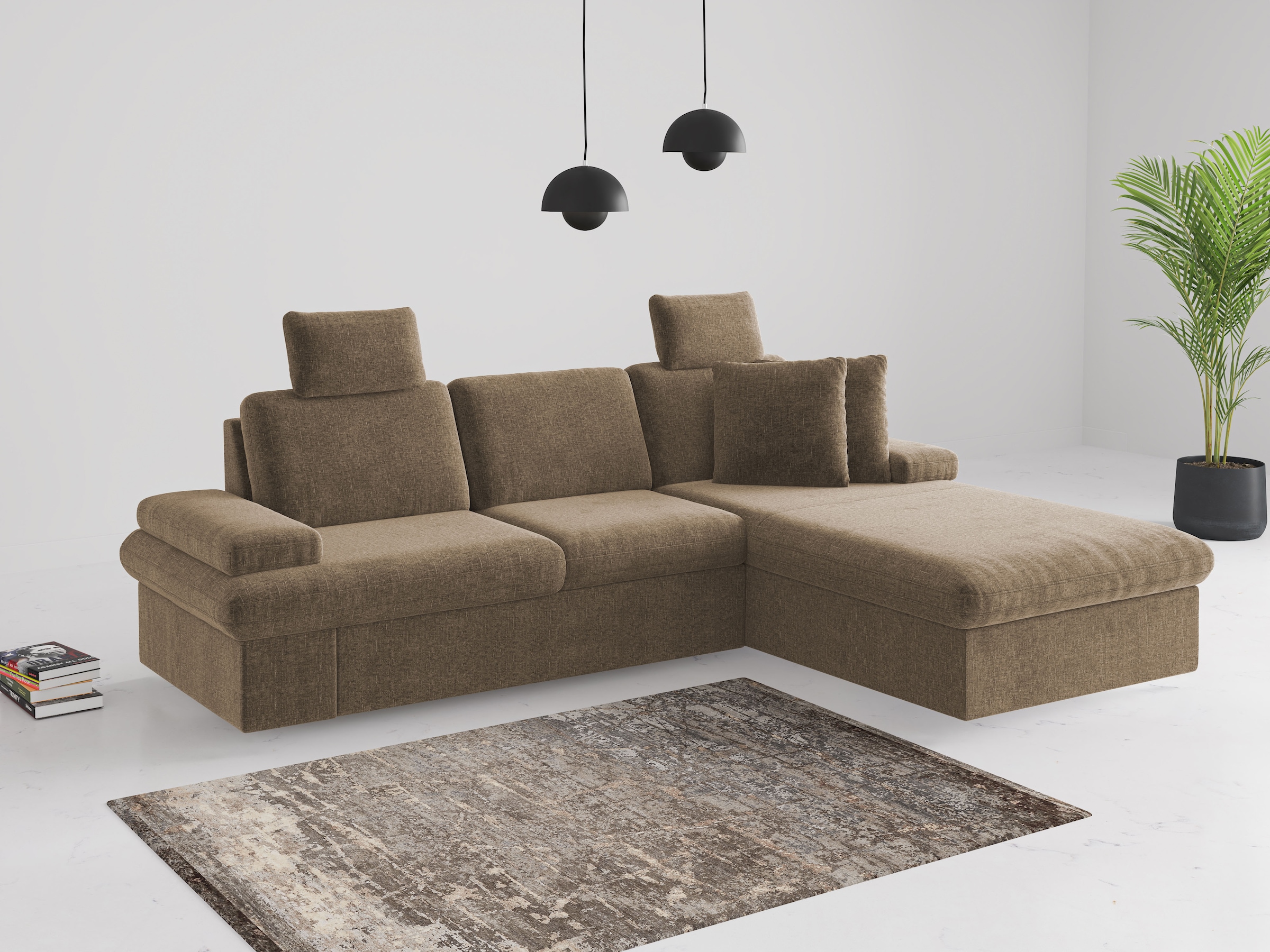 sit&more Ecksofa "Moreno", mit Armteilverstellung,wahlweise mit Bettfunktio günstig online kaufen