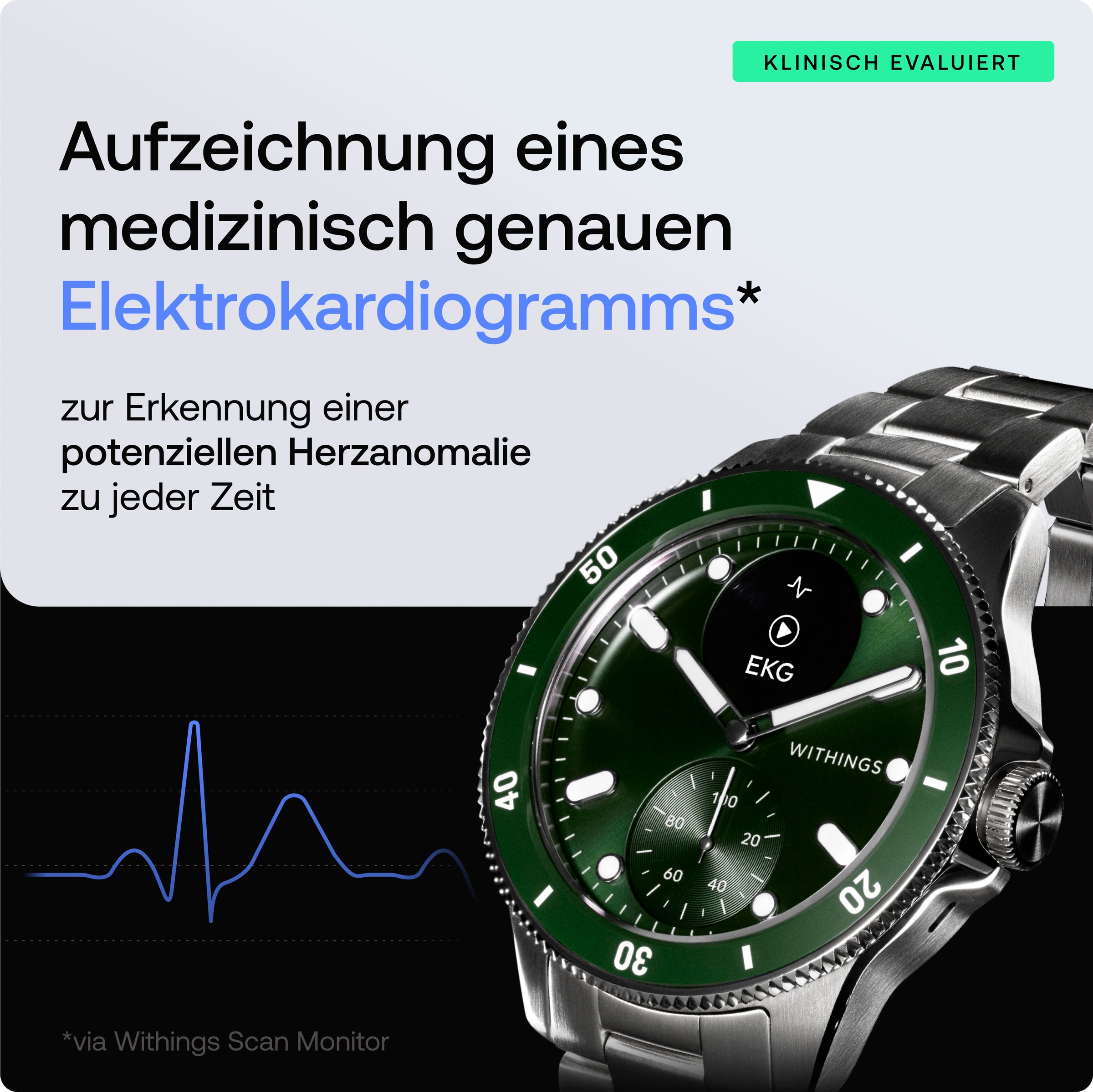 Withings Smartwatch »ScanWatch Nova 42mm«, (1.6 cm / 0.63 Zoll),)
