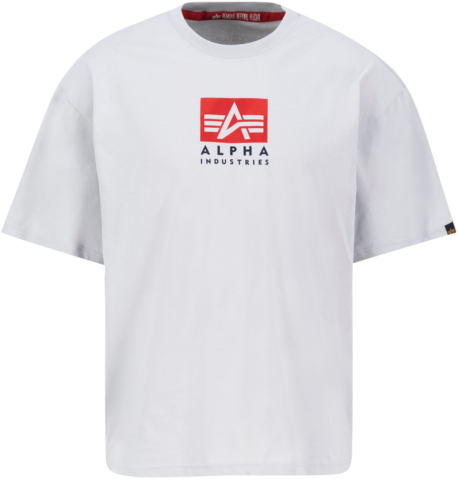Alpha Industries Rundhalsshirt »Satin Logo T«