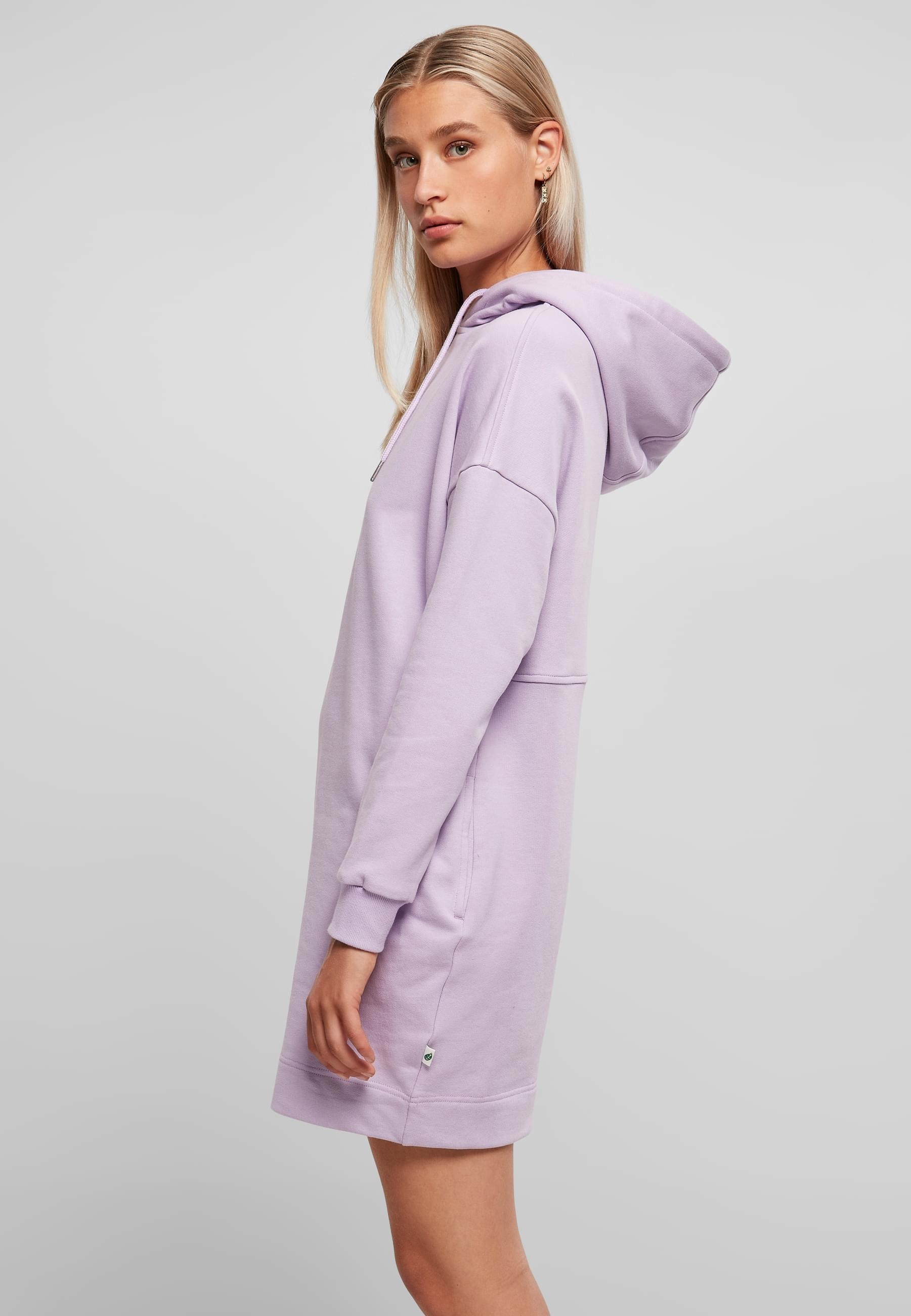 URBAN CLASSICS Shirtkleid »Urban Classics Damen Ladies Organic Oversized Terry Hoody Dress«, (1 tlg.)