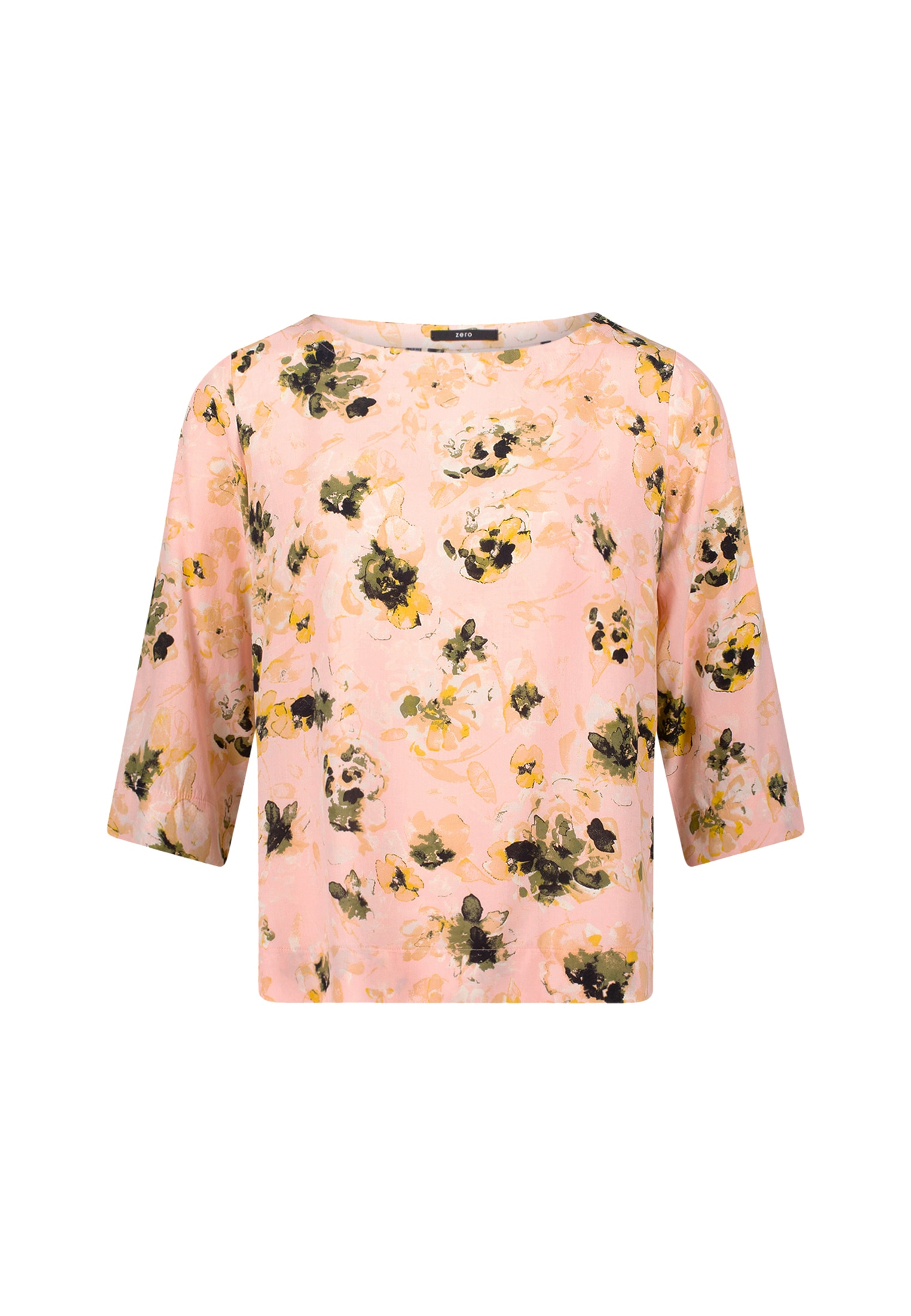 Zero Druckbluse »zero Viskosebluse mit Blumenmuster«