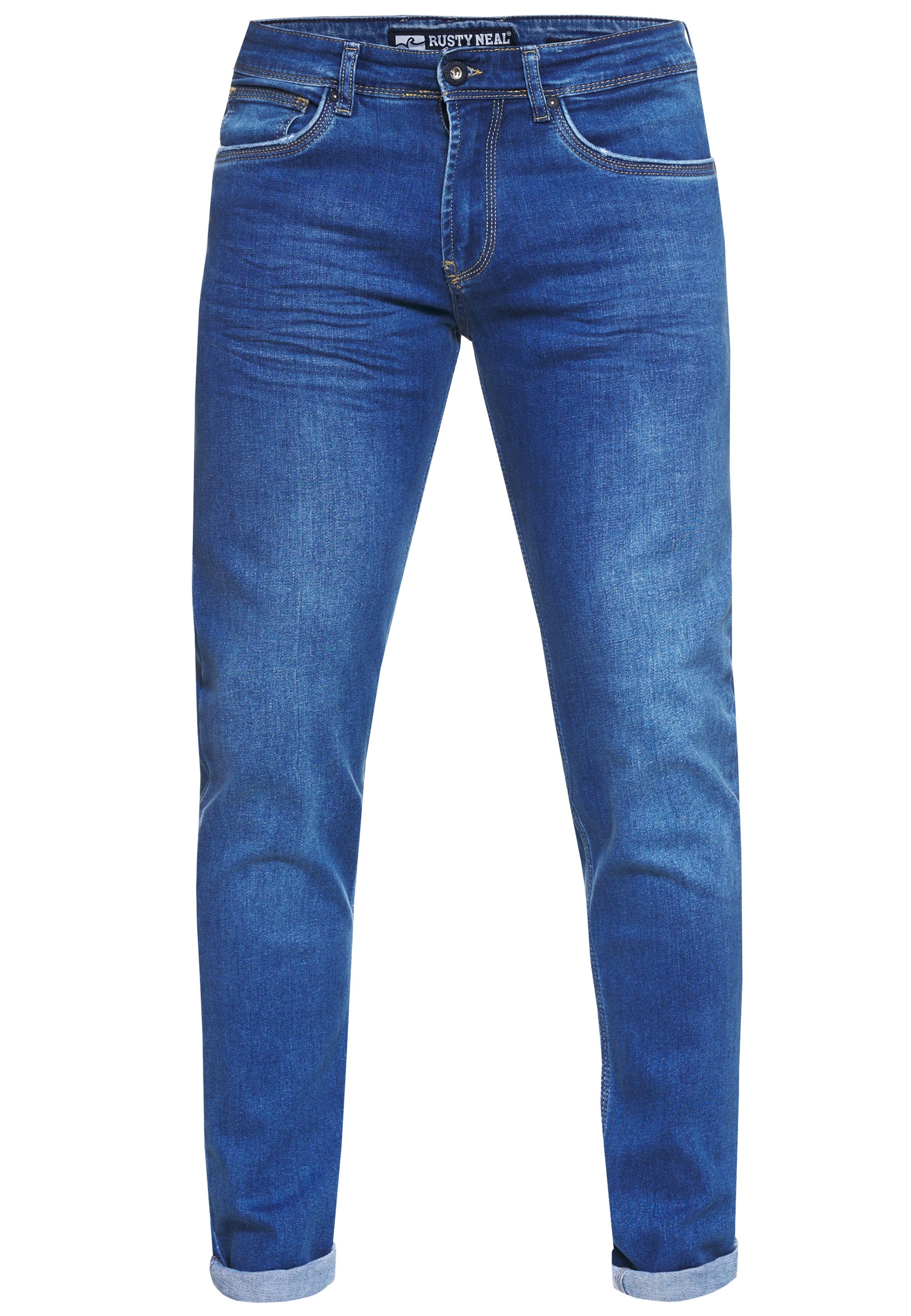 Rusty Neal Straight-Jeans »MELVIN«, im klassischen 5-Pocket-Stil