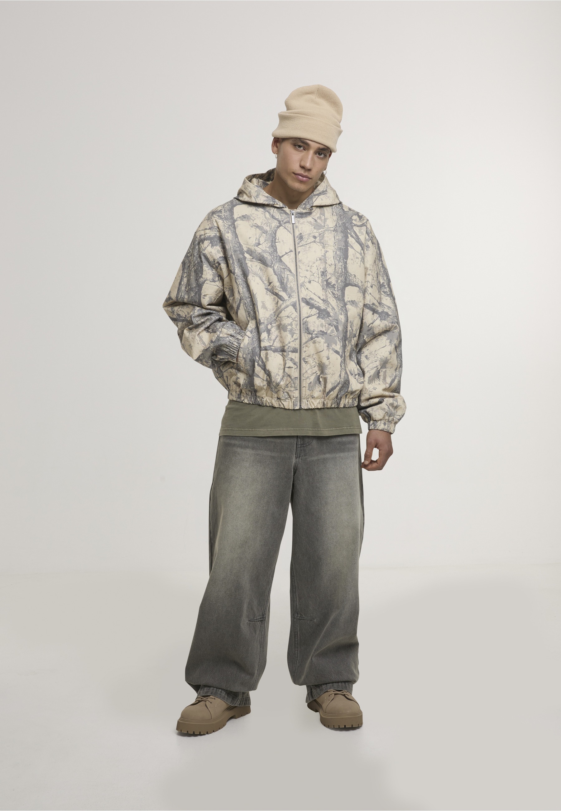 Karl Kani Langmantel »Karl Kani Signature Wood Camo Oversized Work Jacket«